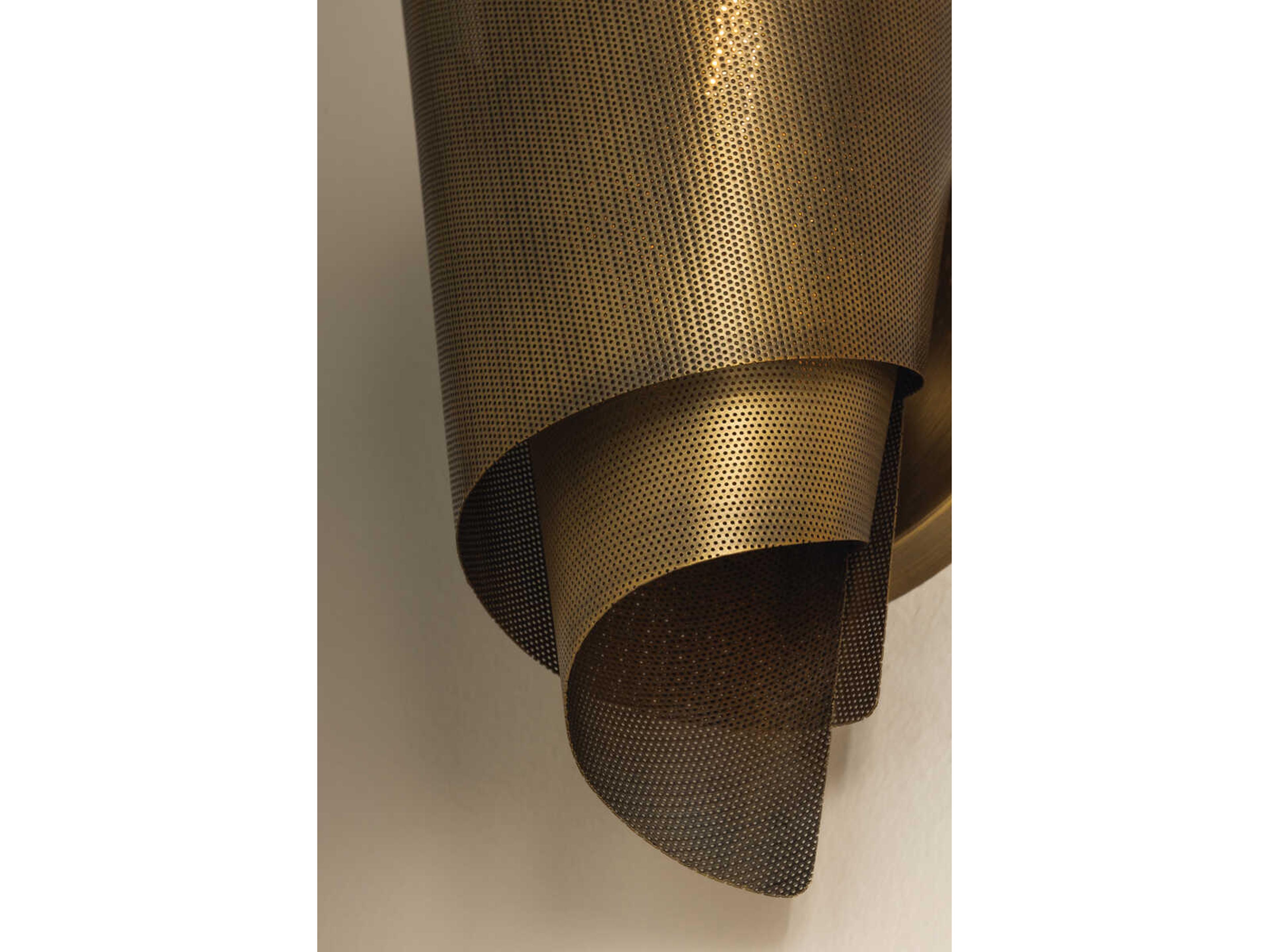 Troy Lighting Blaisdell 1-Light Patina Brass Wall Sconce