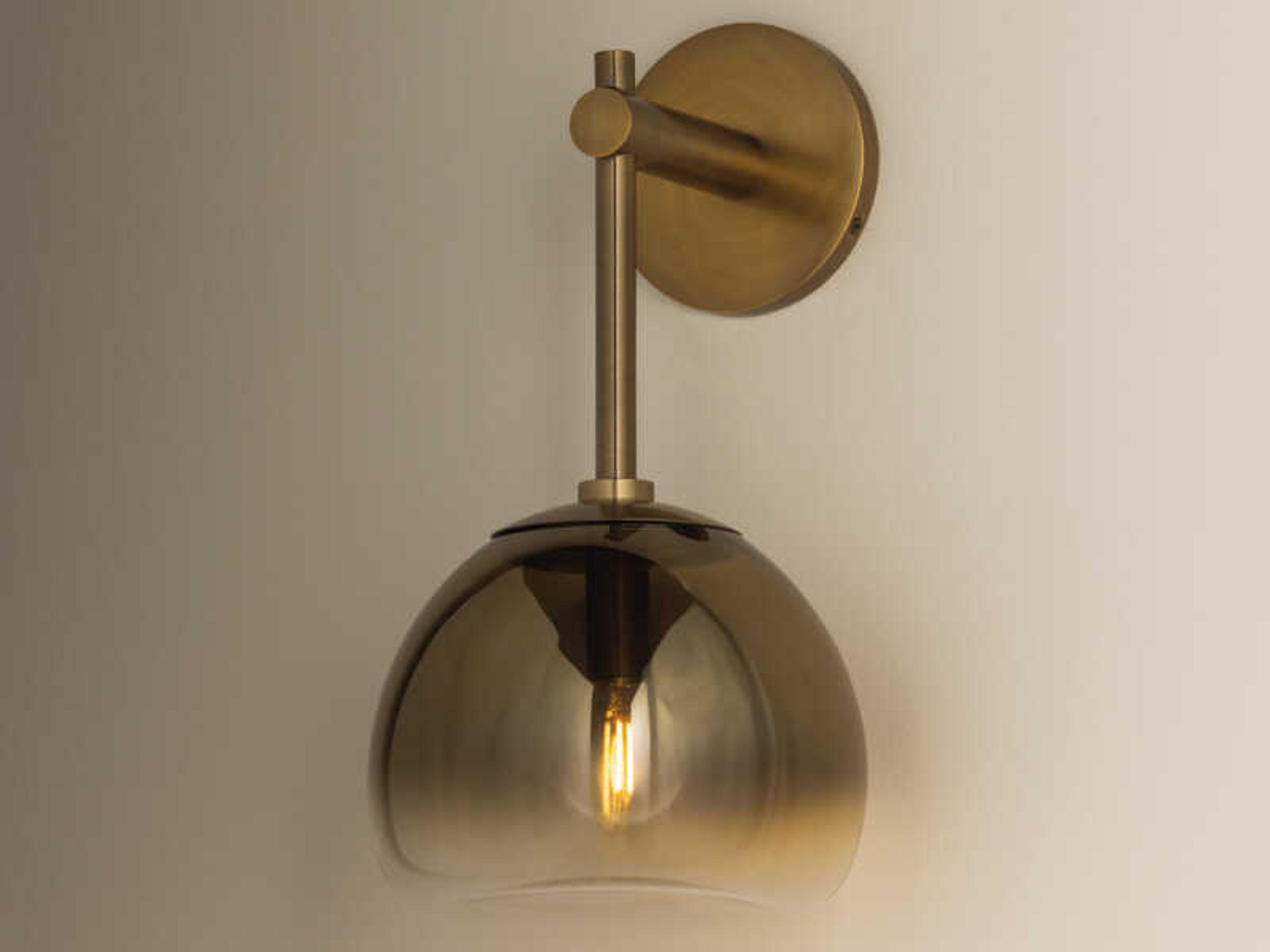 Troy Lighting August 1-Light Patina Brass Wall Sconce