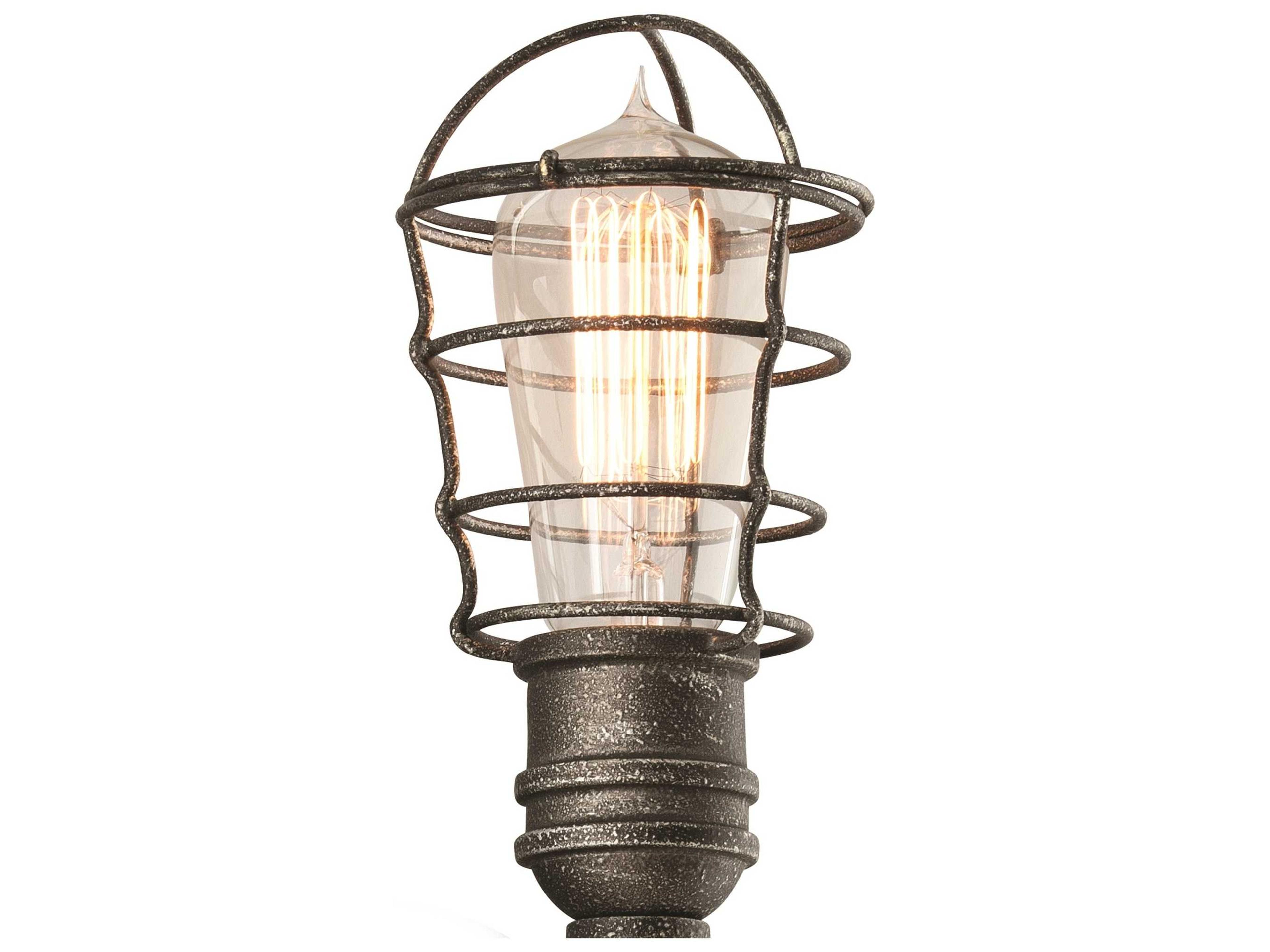 Troy Lighting Conduit 2-Light Old Silver Wall Sconce