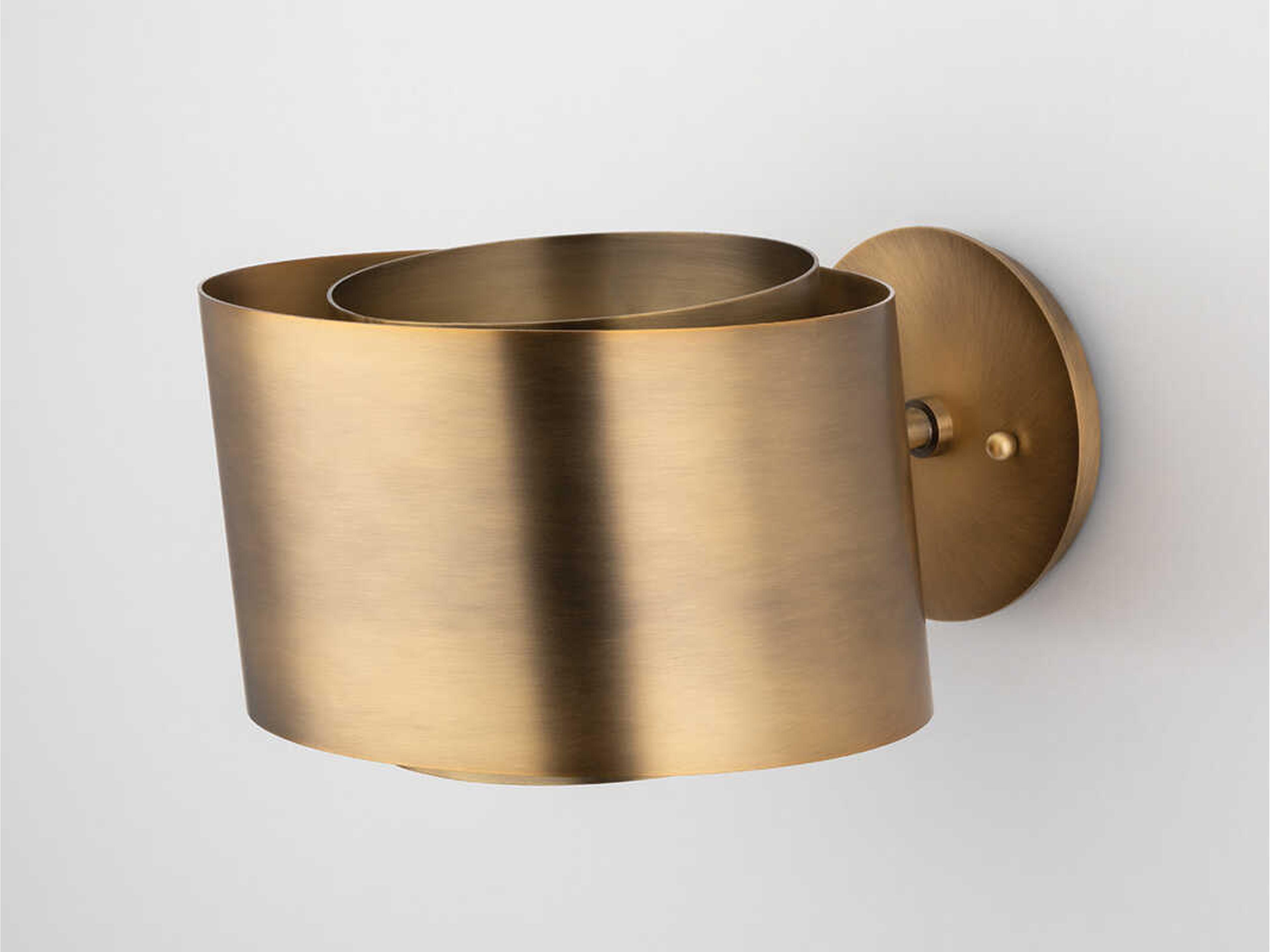 Troy Lighting Roux 1-Light Patina Brass Wall Sconce