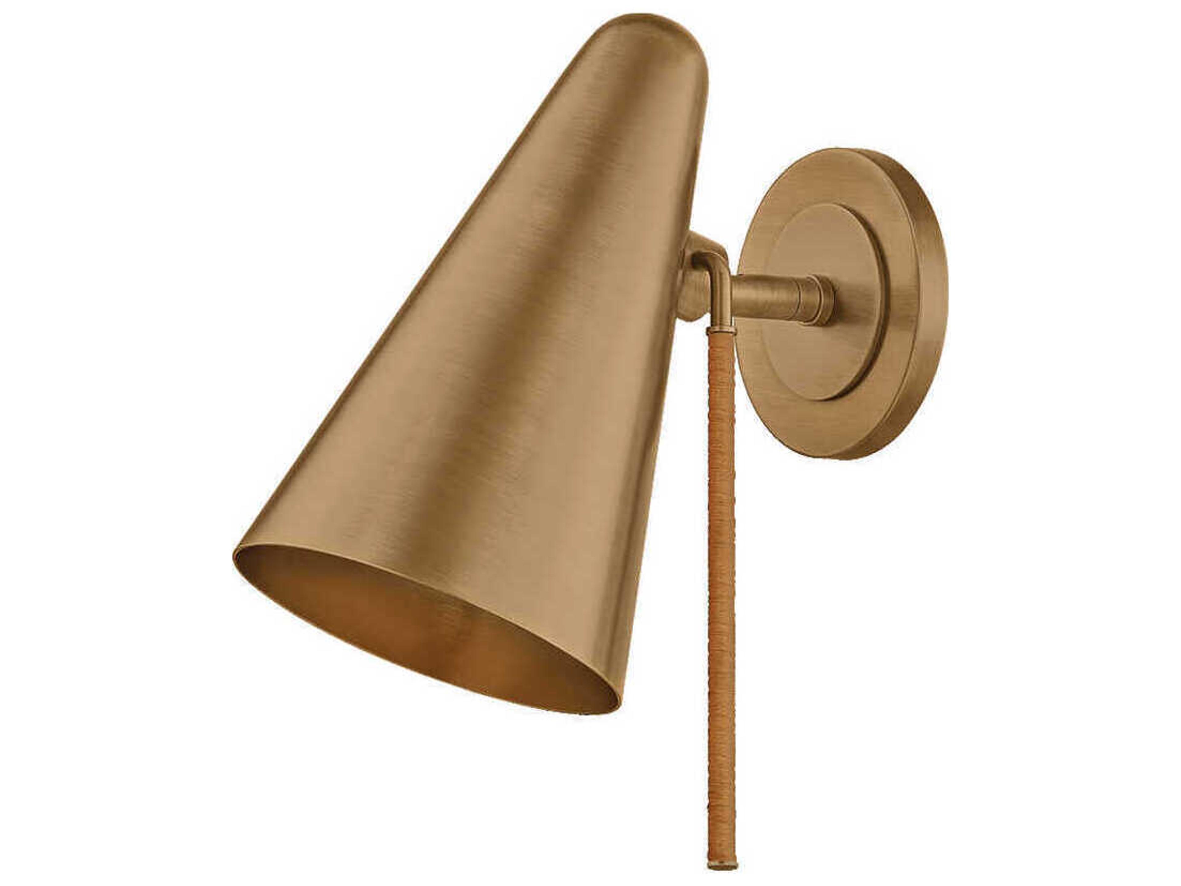 Kobe 1-Light Patina Brass Wall Sconce