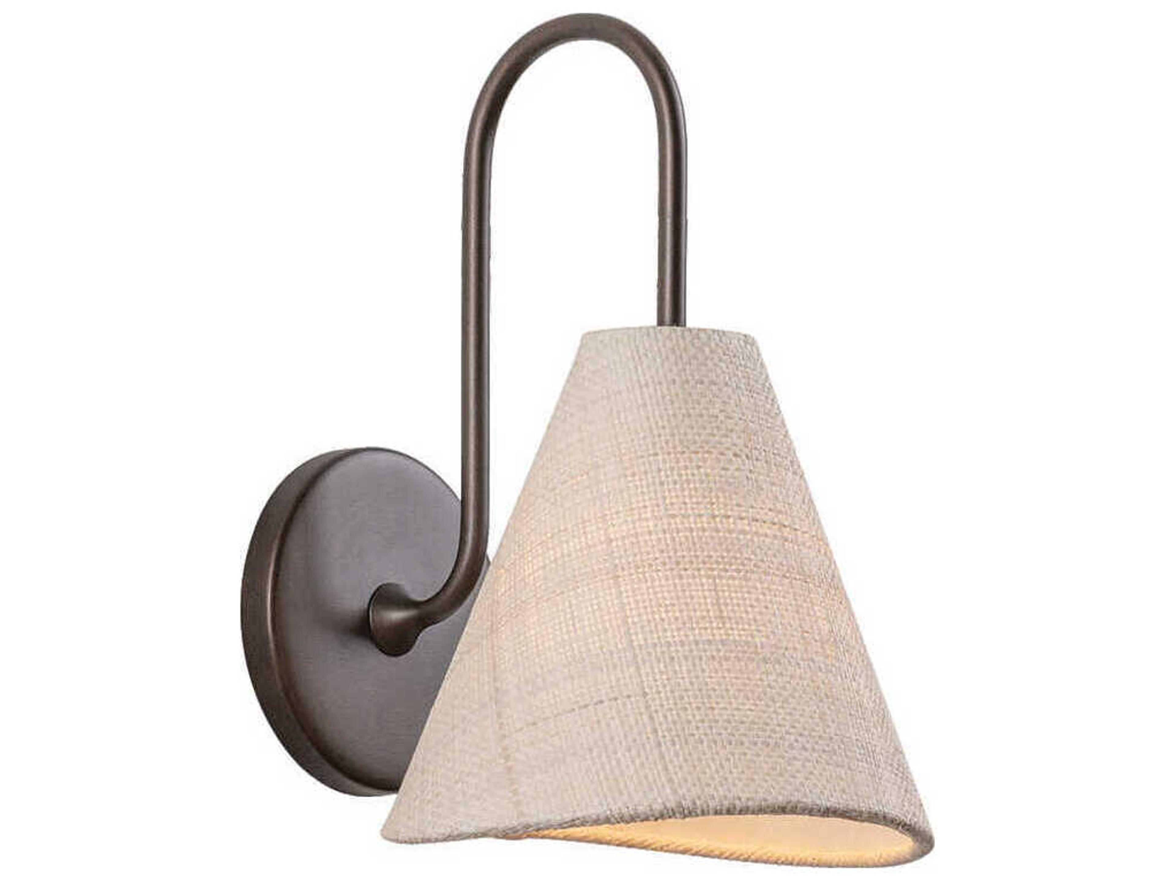 Troy Lighting Candler 1-Light Bronze Leaf Wall Sconce