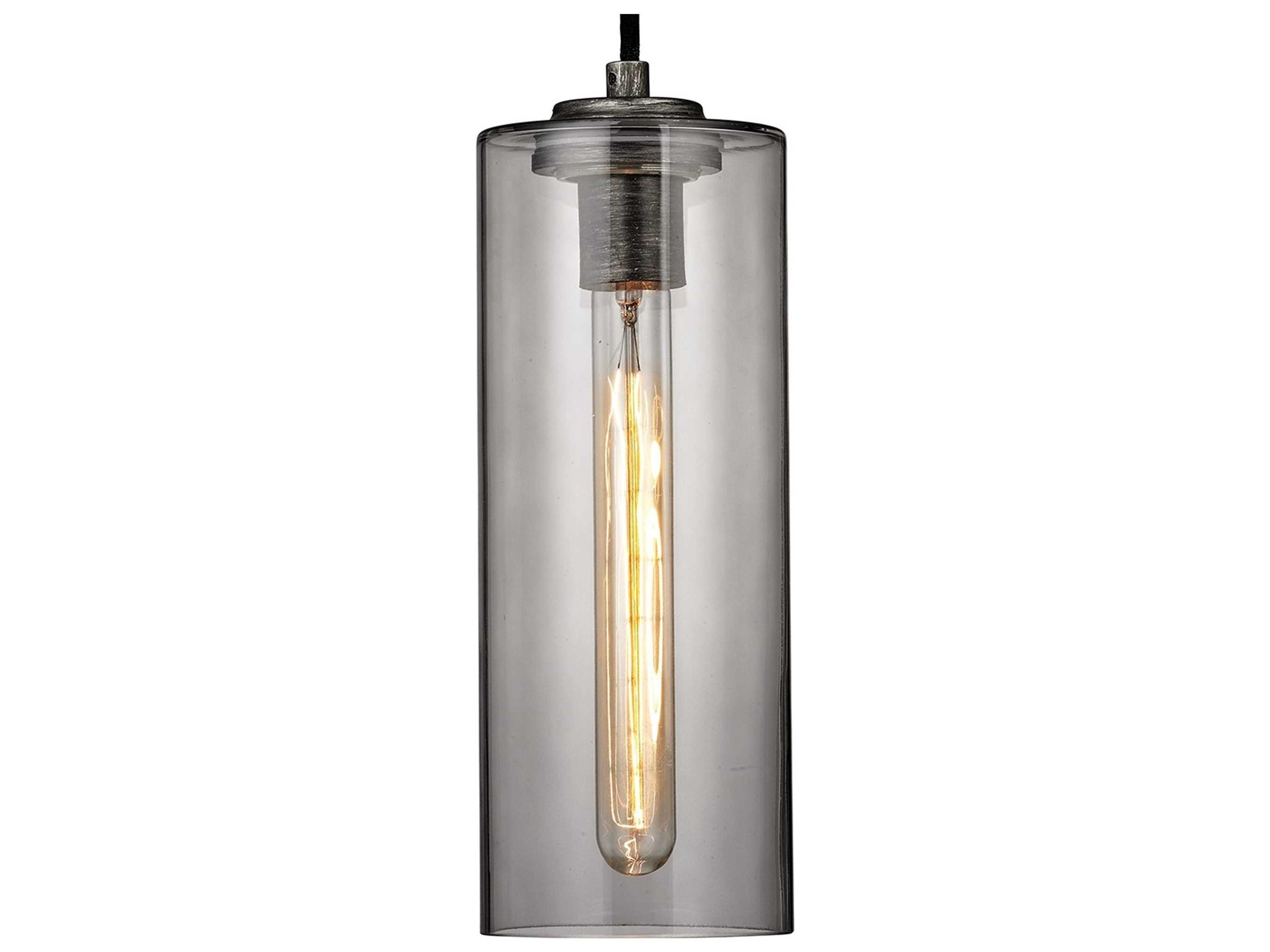 Troy Lighting Union Square 1-Light Graphite Gray Glass Wall Sconce