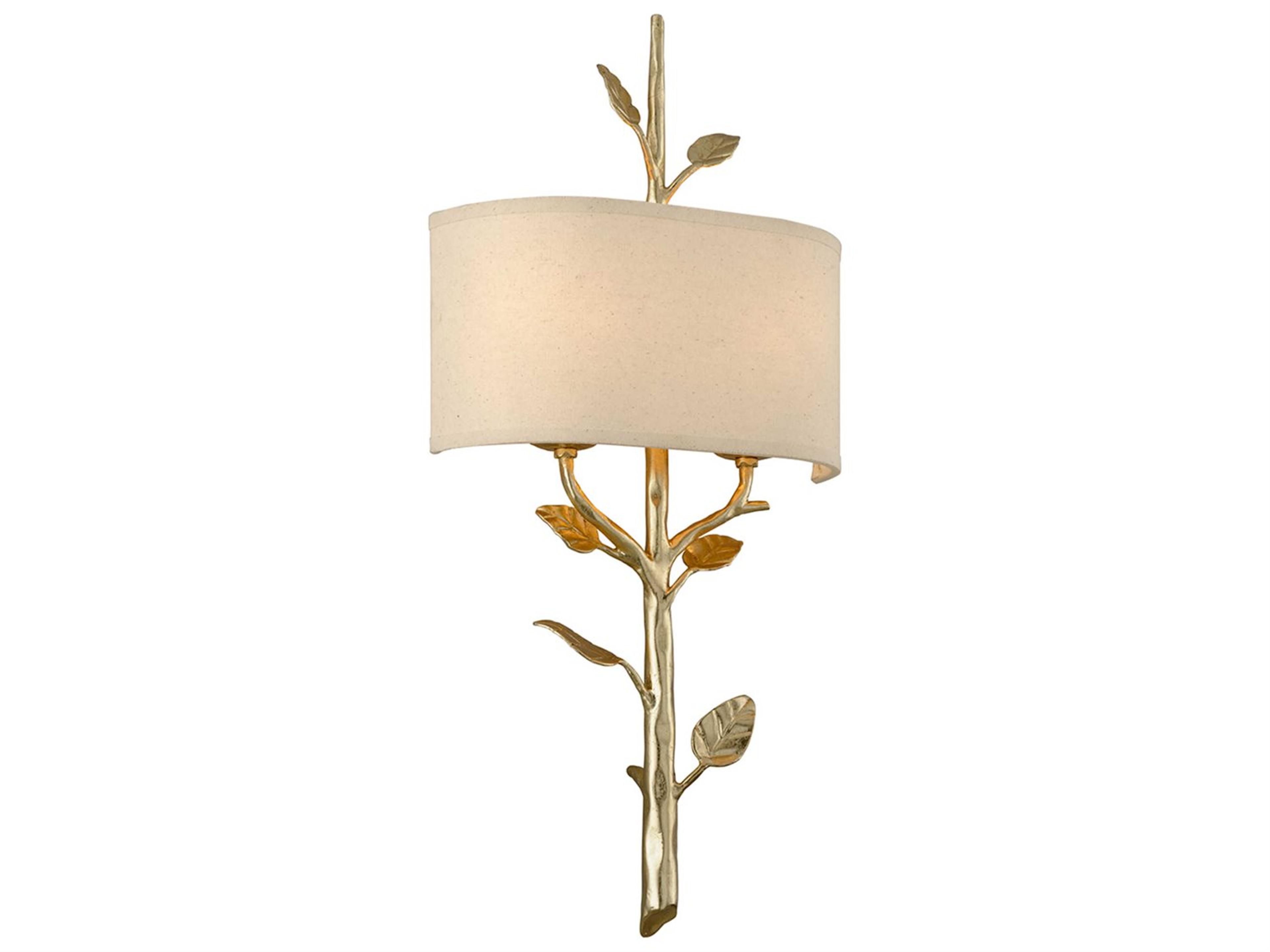 Almont 2-Light Gold Leaf Wall Sconce