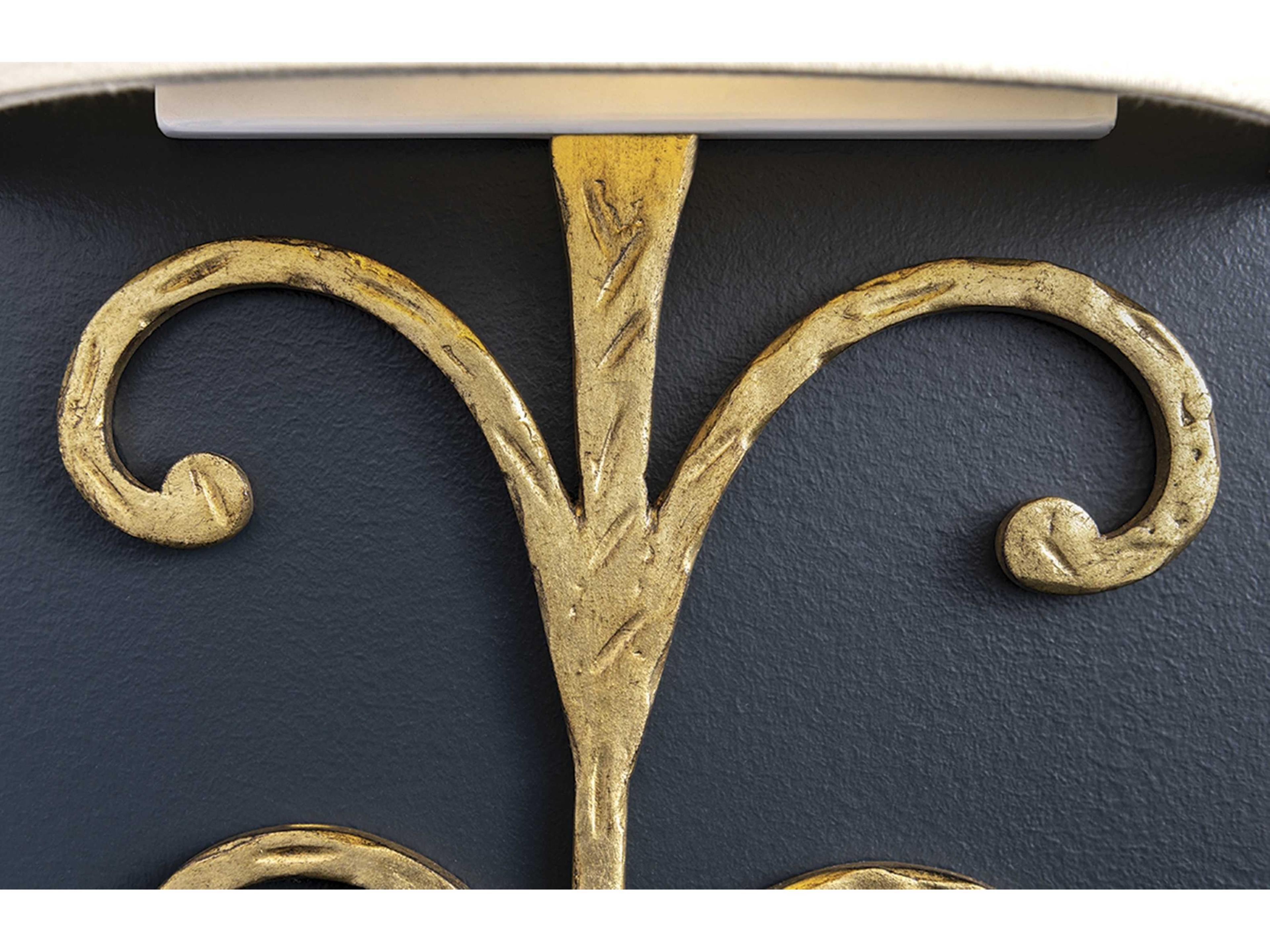 Troy Lighting Crawford 2-Light Gold Wall Sconce