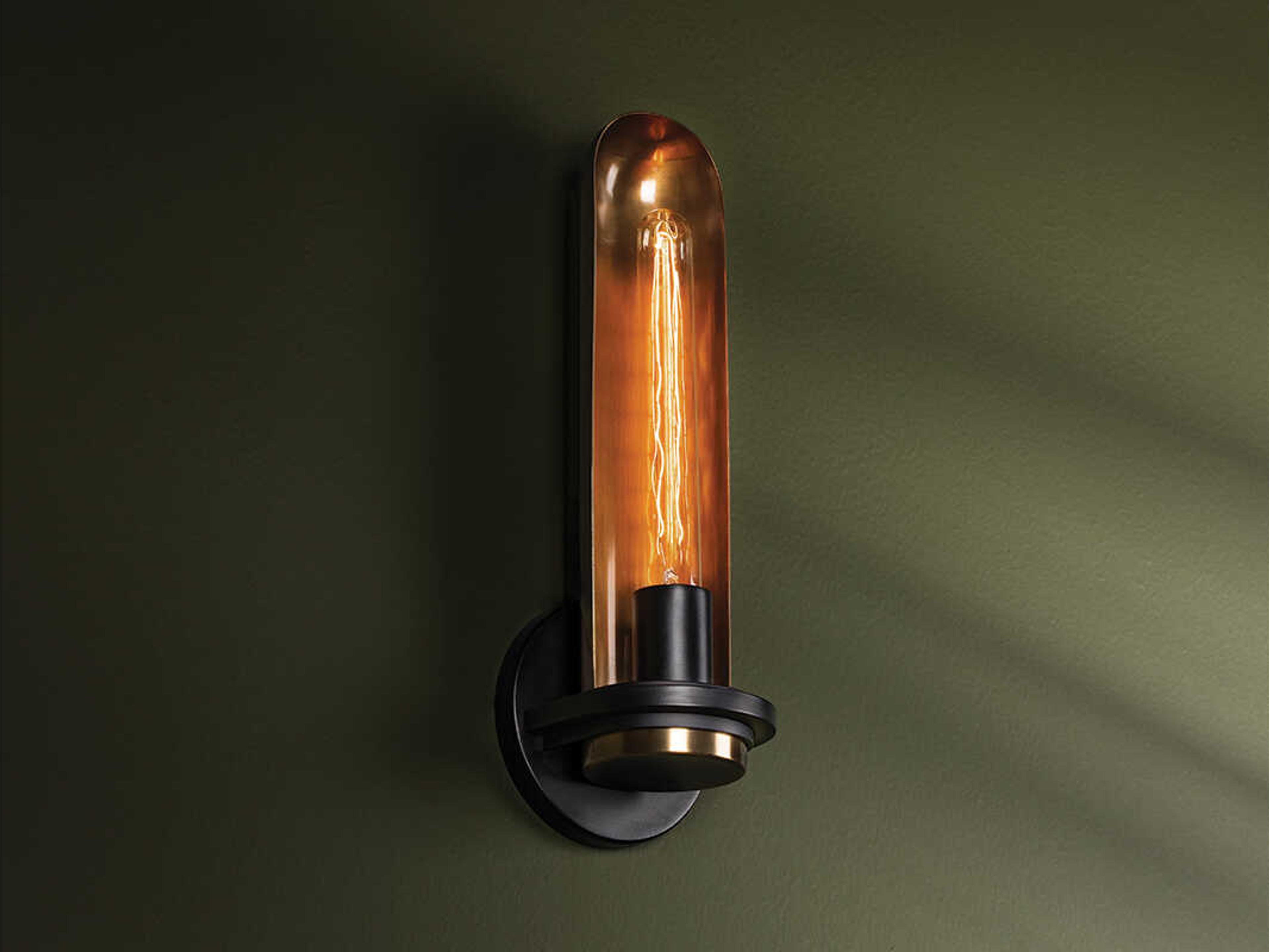 Troy Lighting Tuscon 1-Light Patina Brass Wall Sconce