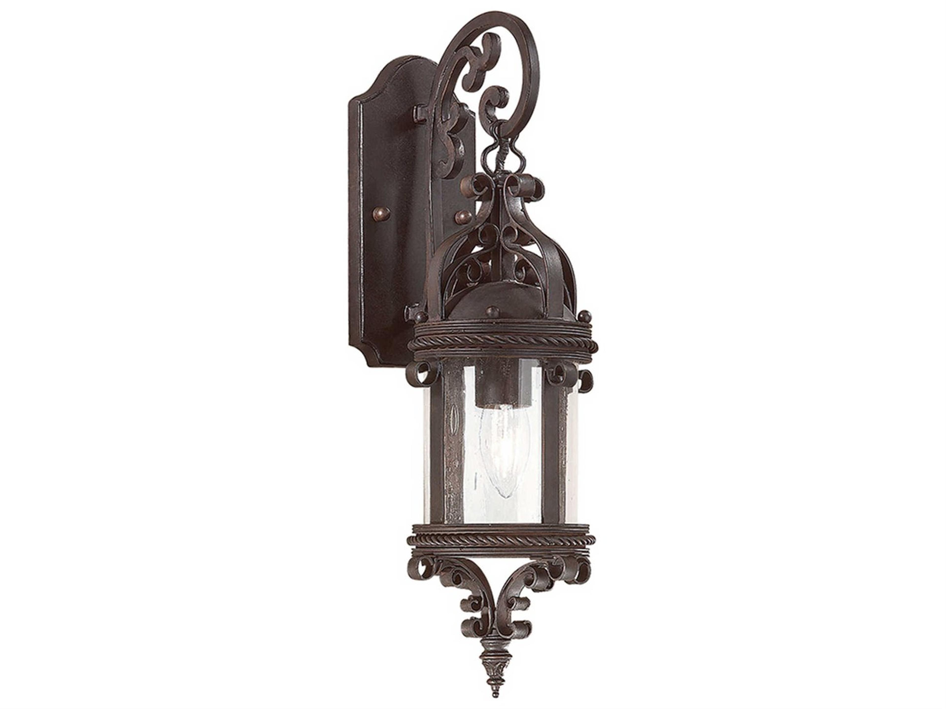 Pamplona Outdoor Wall Light in Old Bronze