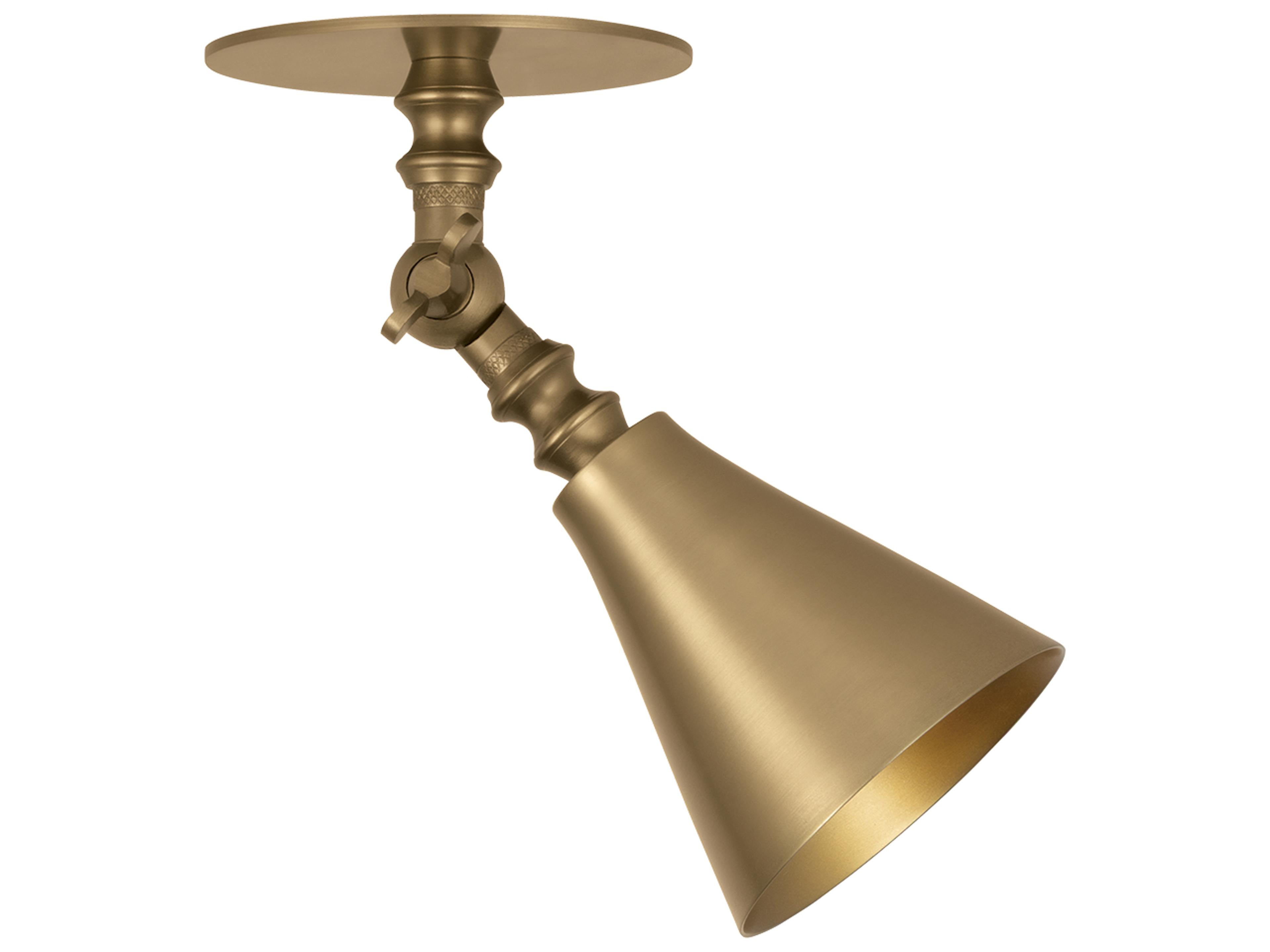 Troy Lighting Necessity 1-Light Patina Brass Flush Mount