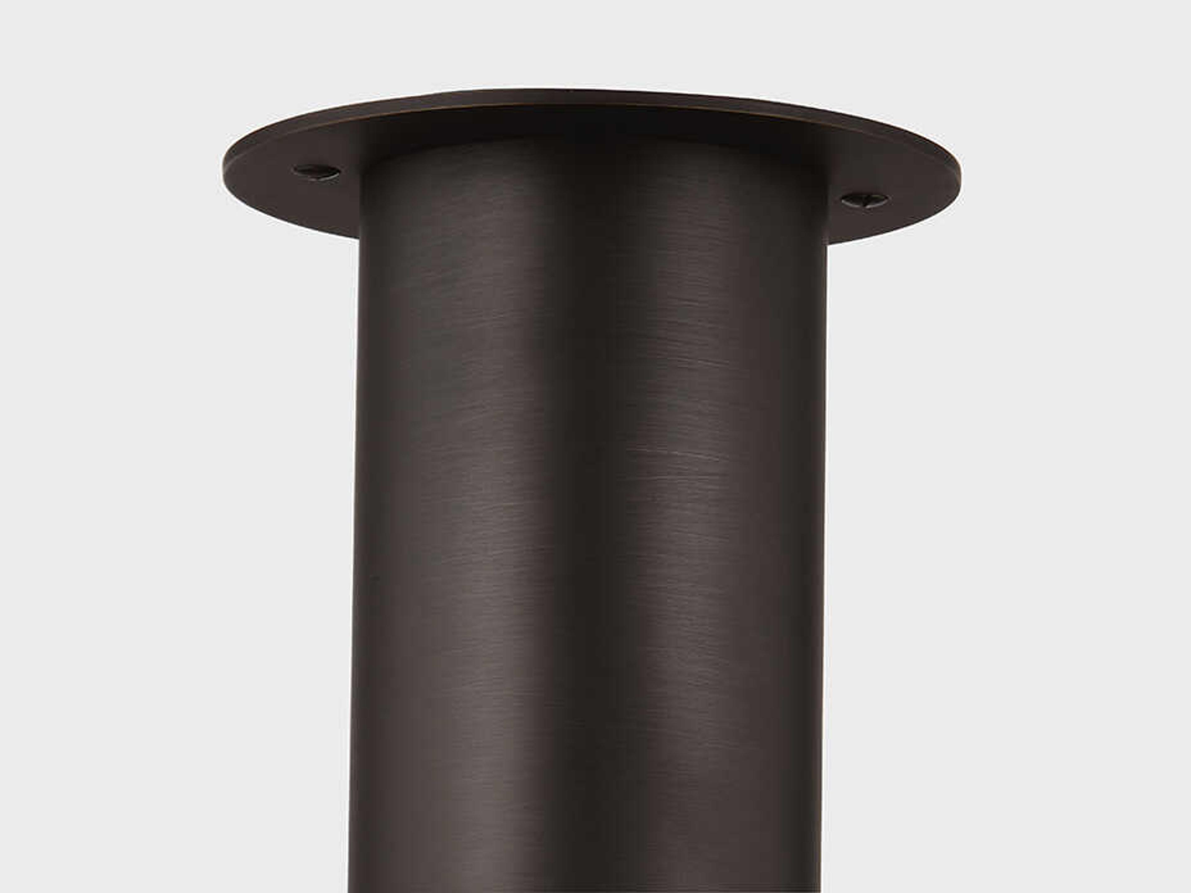 Troy Lighting Berg 1-Light Bronze Cylinder Flush Mount