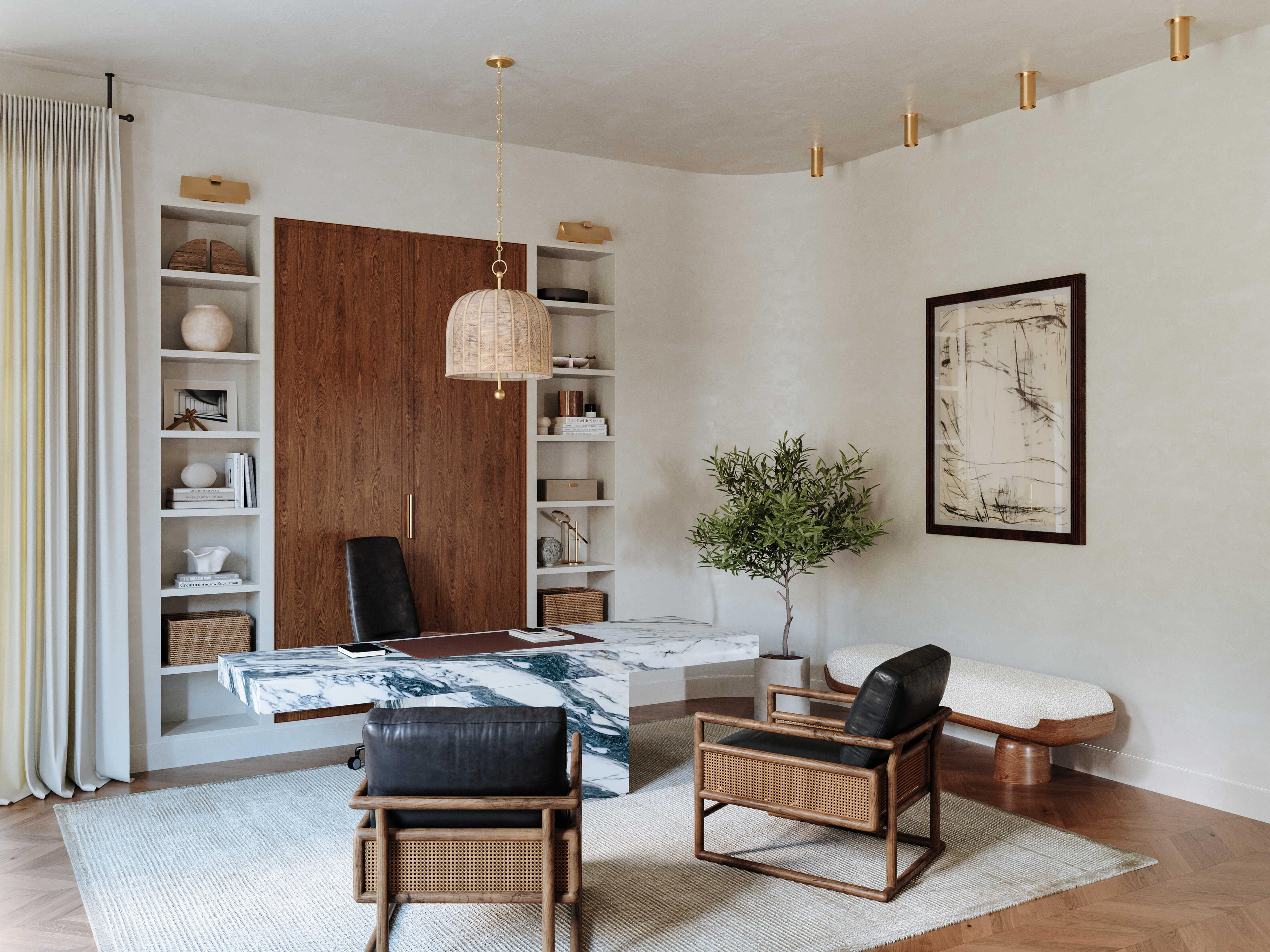 Troy Lighting Berg 1-Light Patina Brass Cylinder Flush Mount