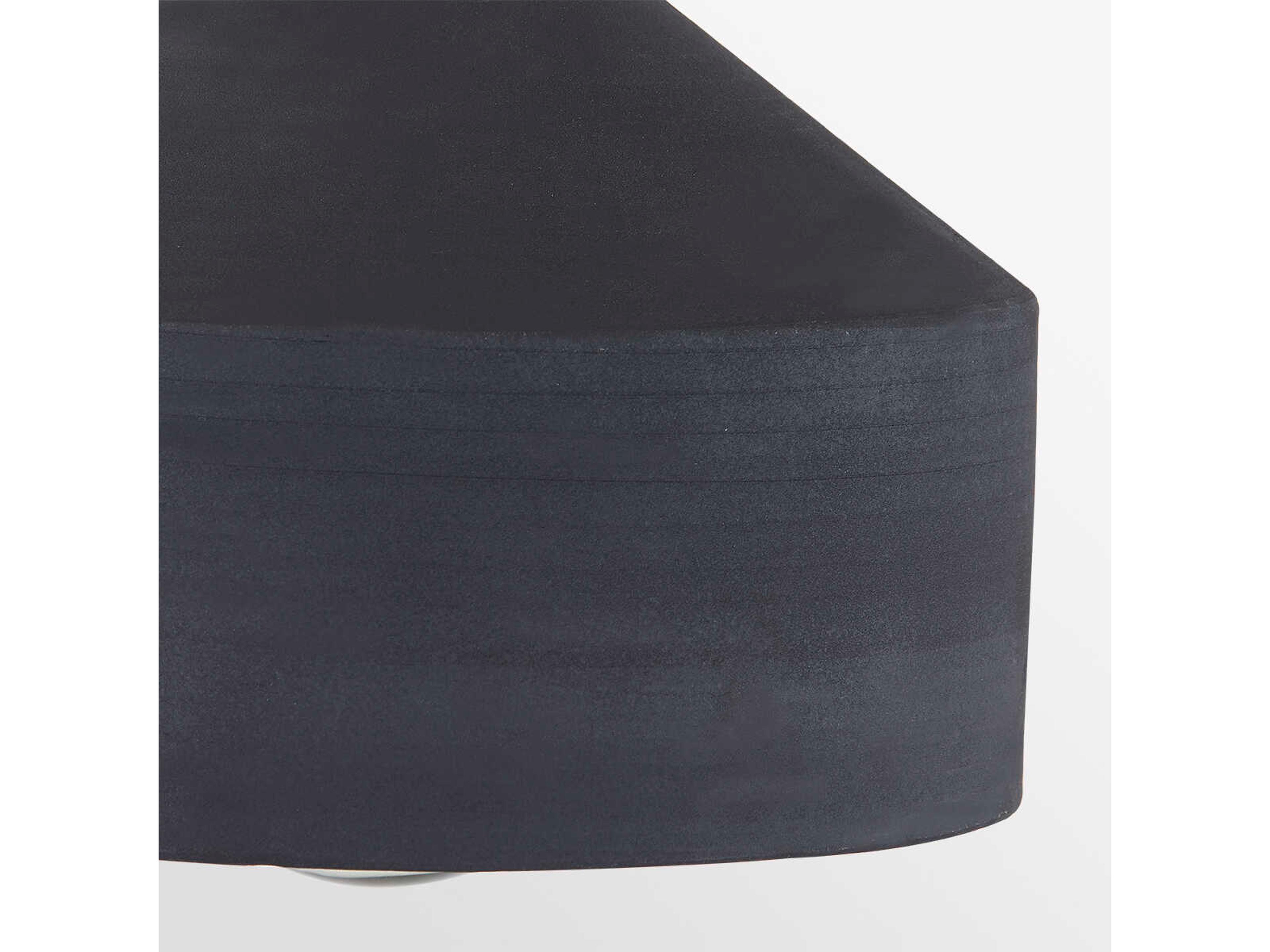 Troy Lighting Covina 1-Light Patina Brass Black Flush Mount