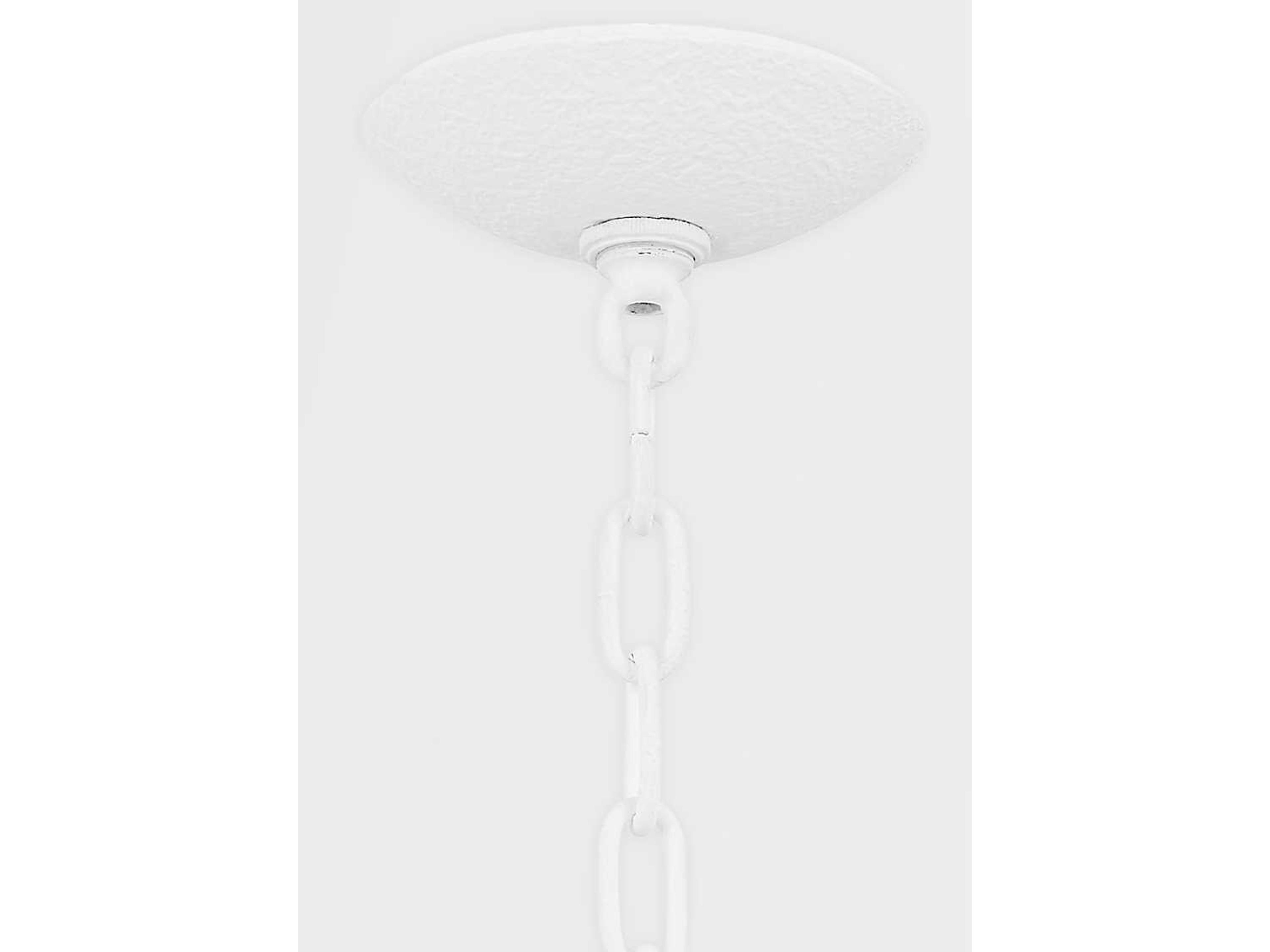 Troy Lighting Cate 7-Light White Candelabra Chandelier