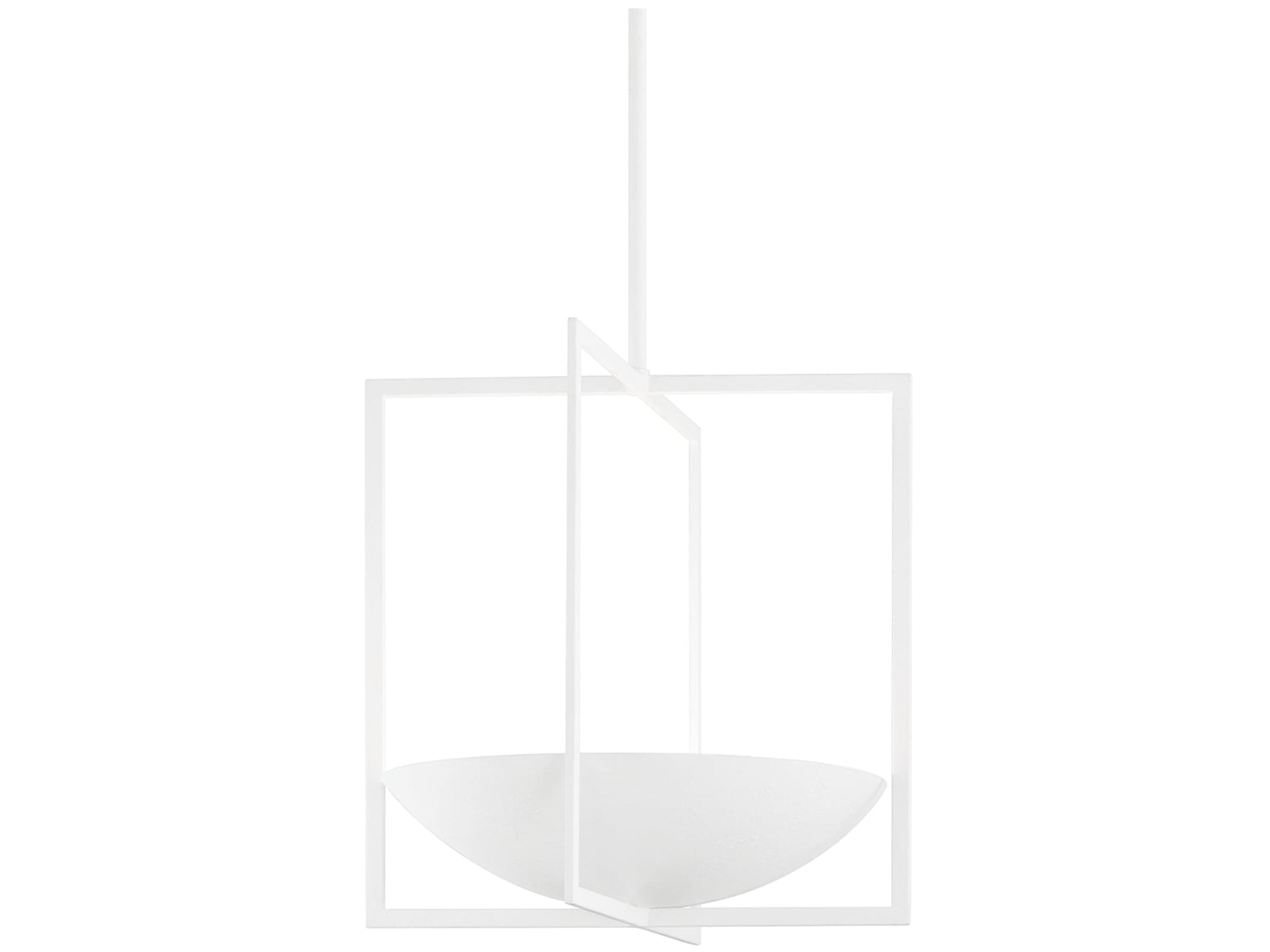 Loki 6-Light White Bowl Pendant