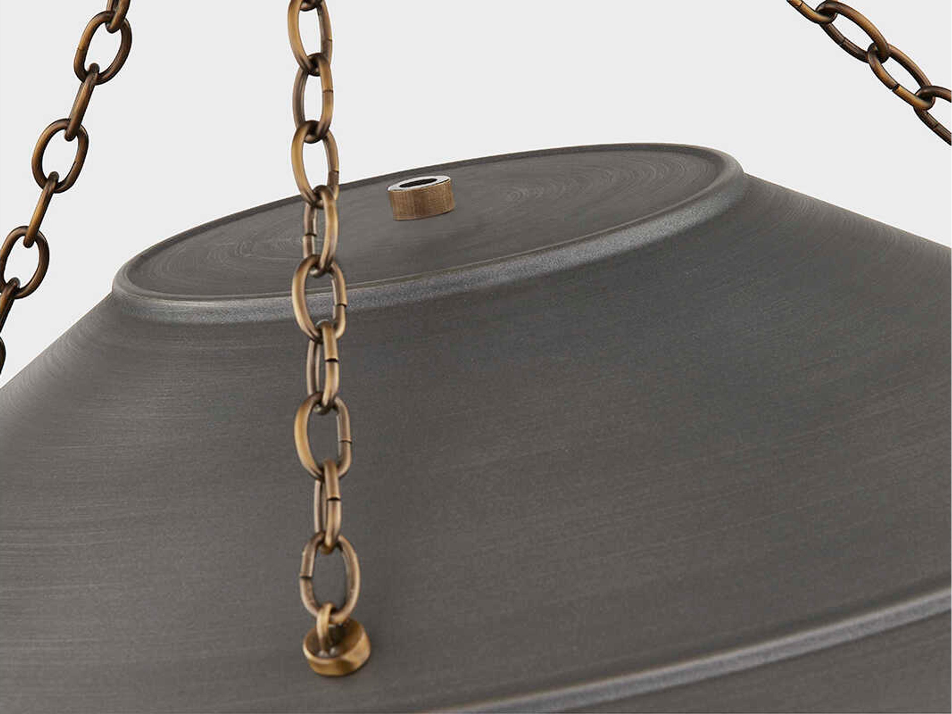 Troy Lighting Arcane 1-Light Patina Brass Pendant