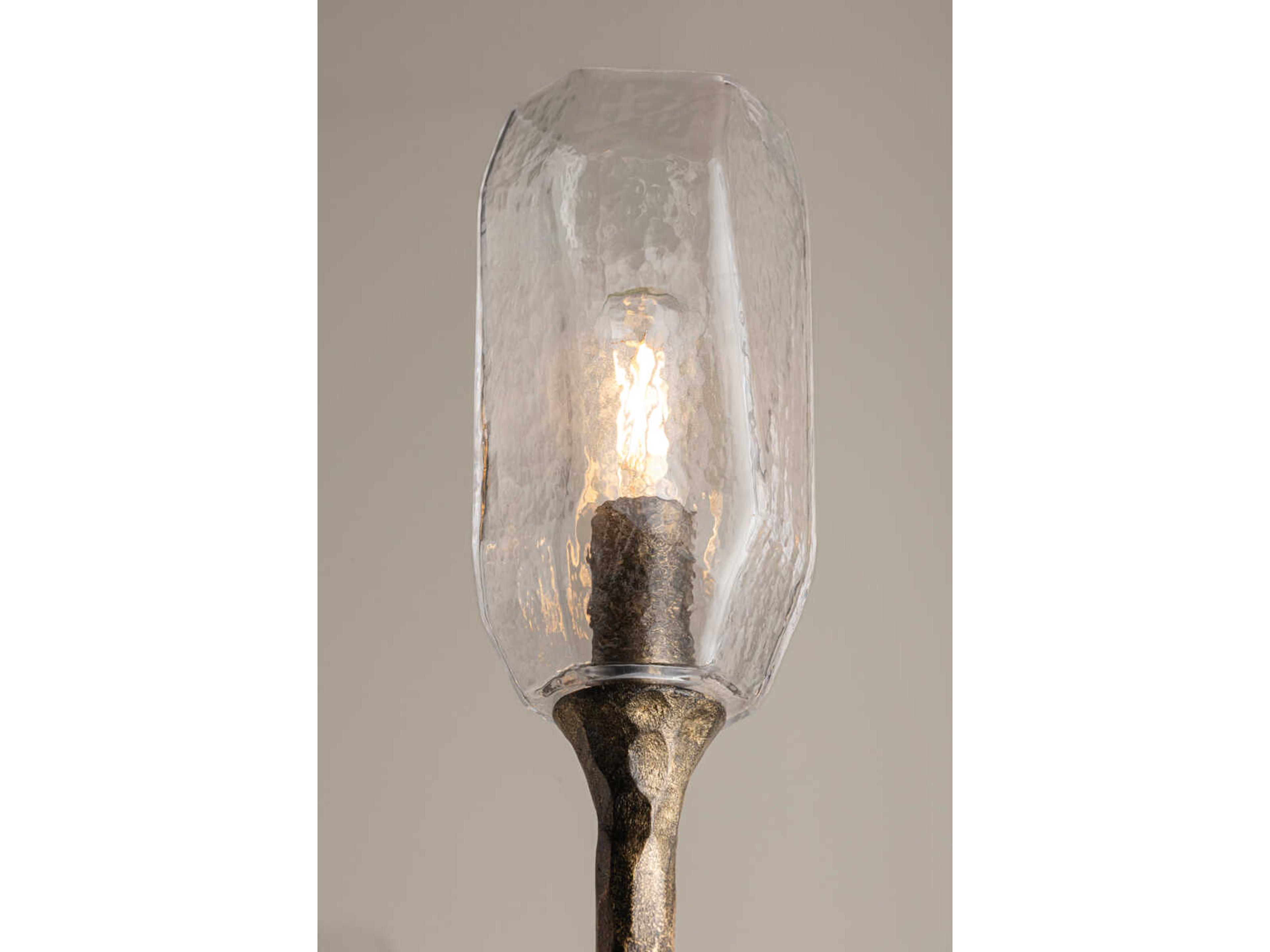 Troy Lighting Lyle 5-Light Black Patina Gold Chandelier