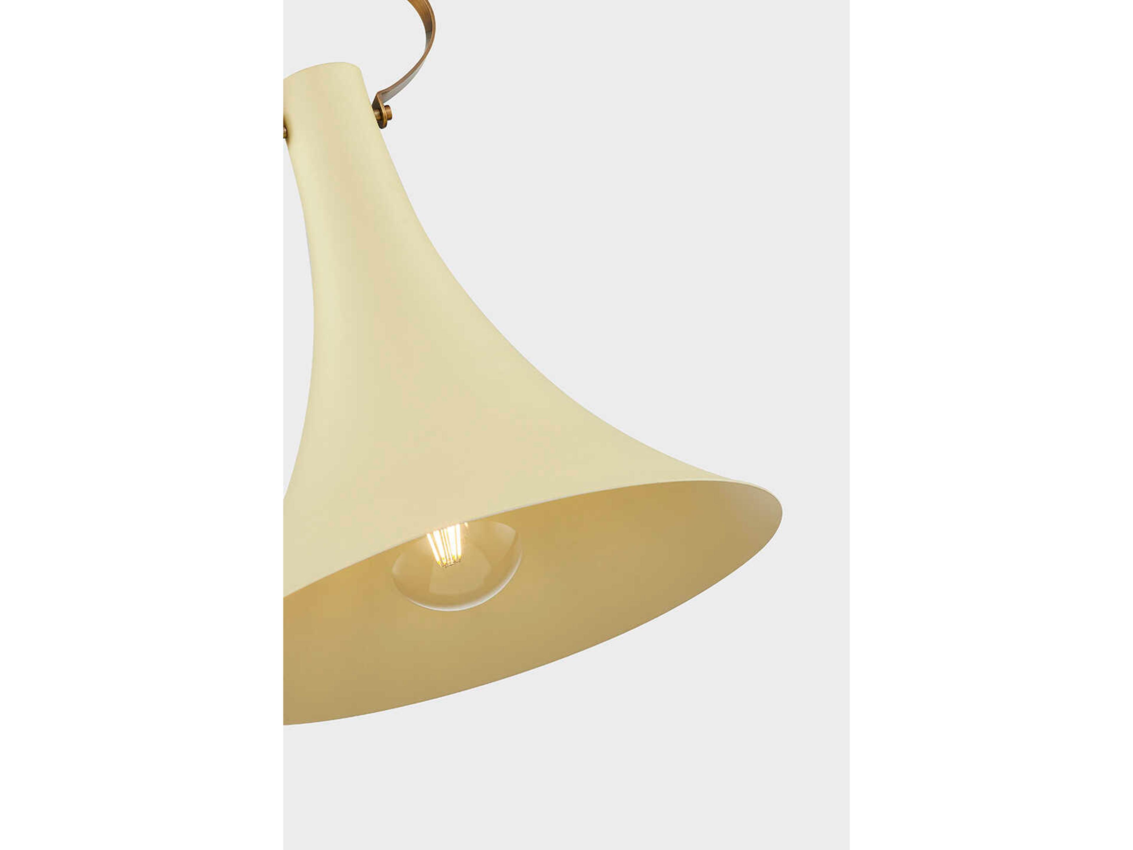 Troy Lighting Radcliff 1-Light Patina Brass Pendant