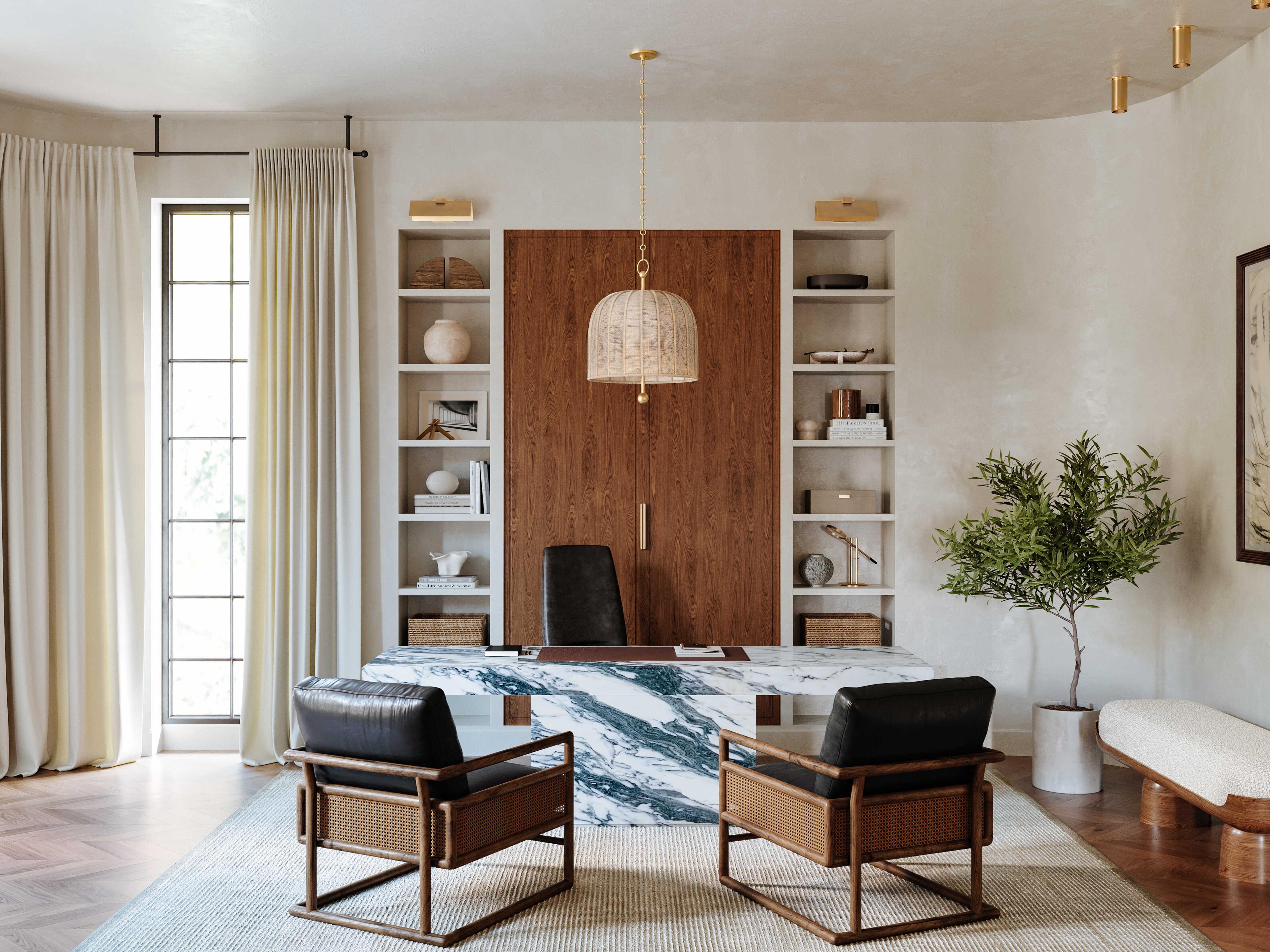 Troy Lighting Lonnie 3-Light Vintage Gold Leaf Dome Pendant