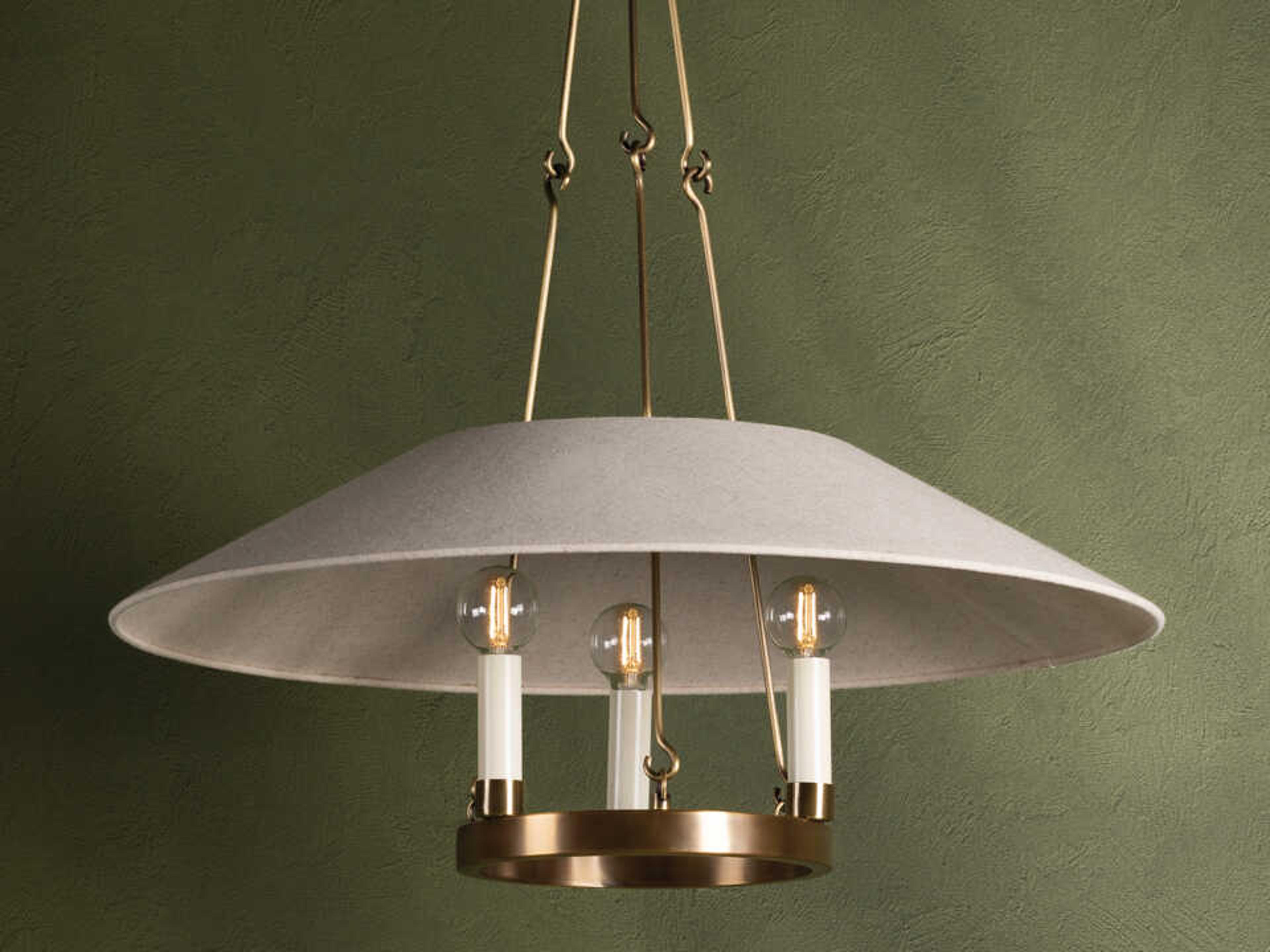 Troy Lighting Archive 3-Light Patina Brass Candelabra Chandelier