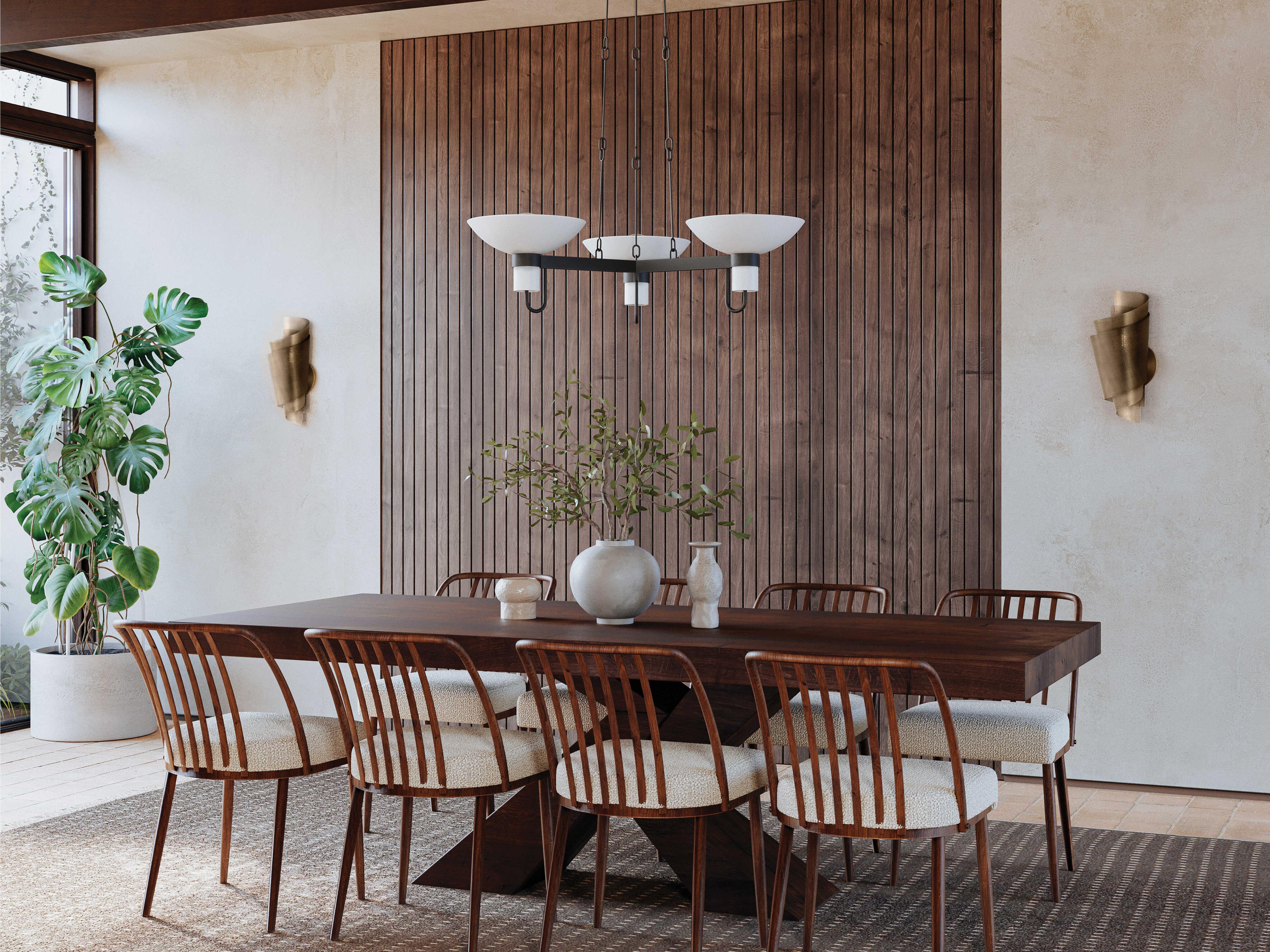 Troy Lighting Arturo 3-Light Textured Bronze Black Bowl Chandelier