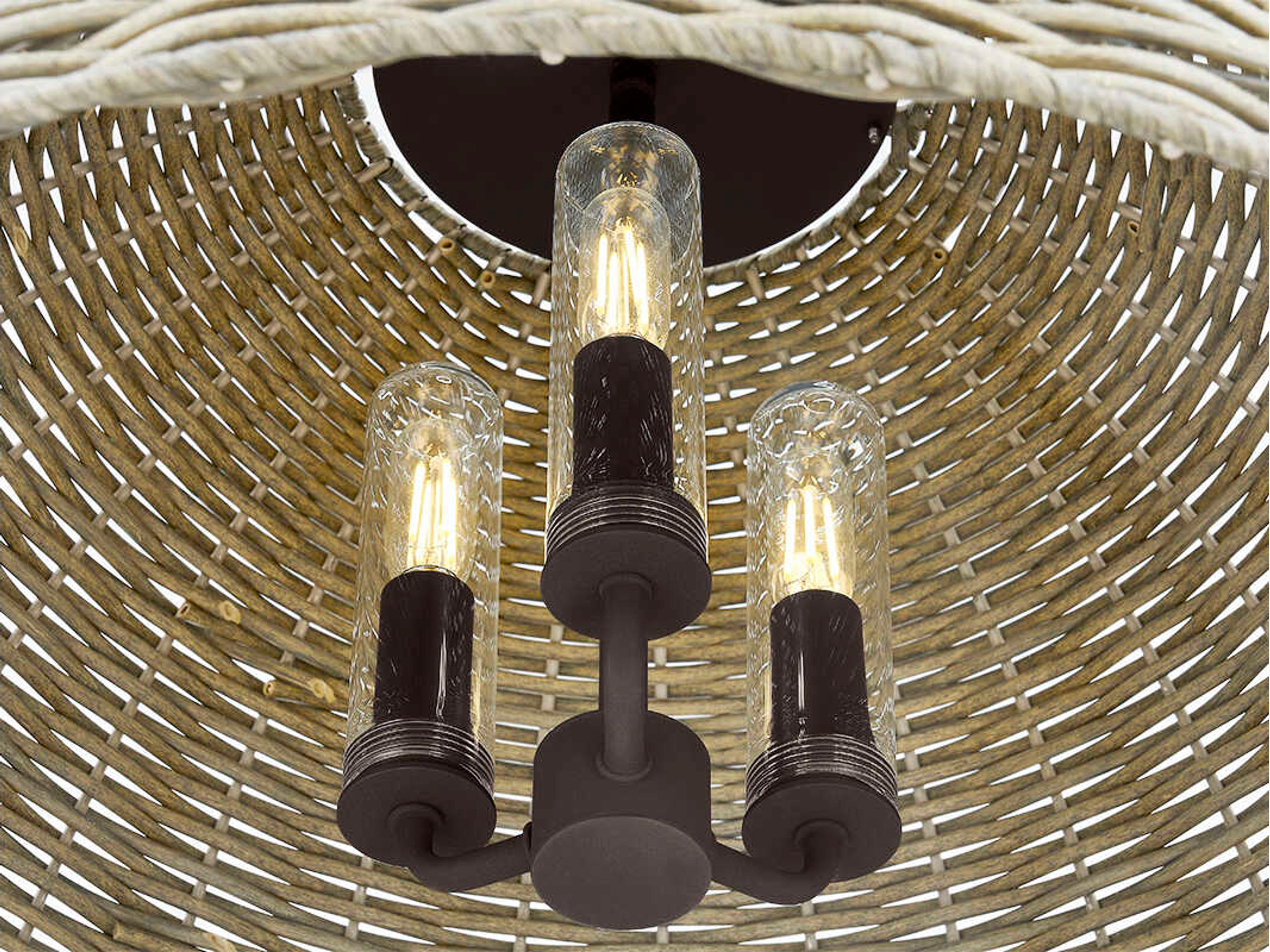 Troy Lighting Huxley 3 - Light Outdoor Hanging Light