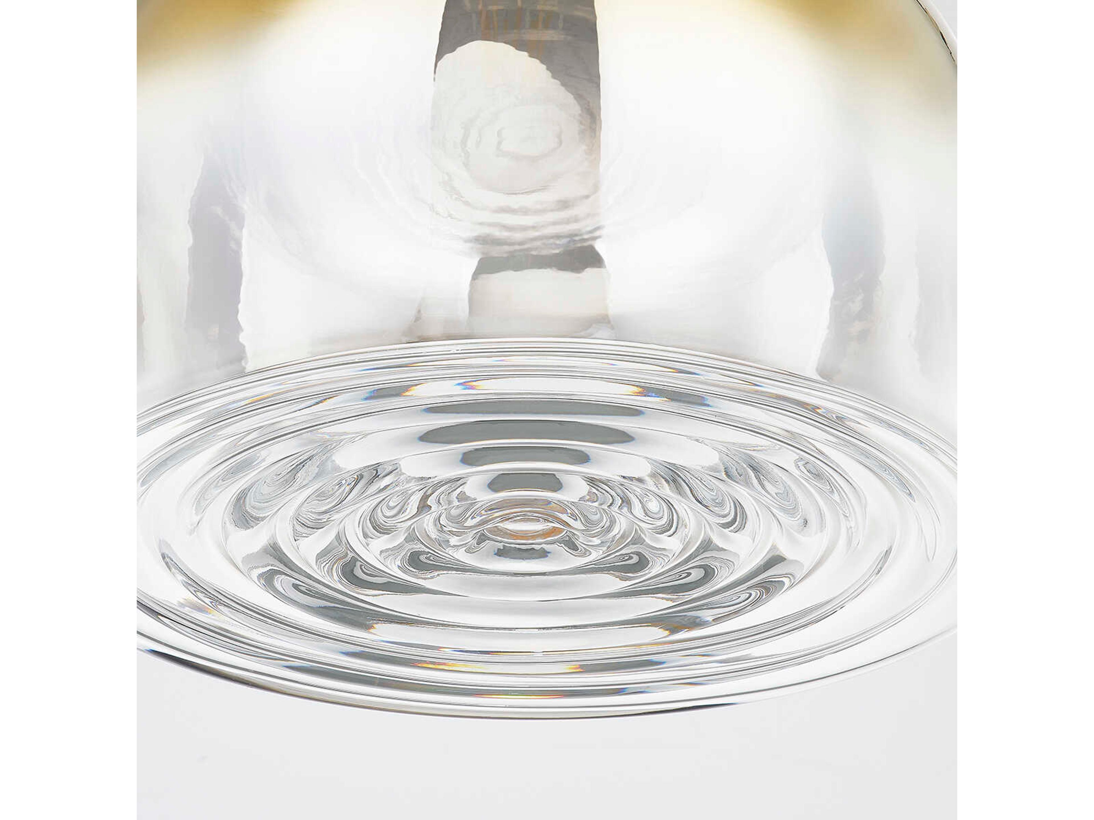 Troy Lighting Beryl 1-Light Patina Brass Glass Mini Pendant