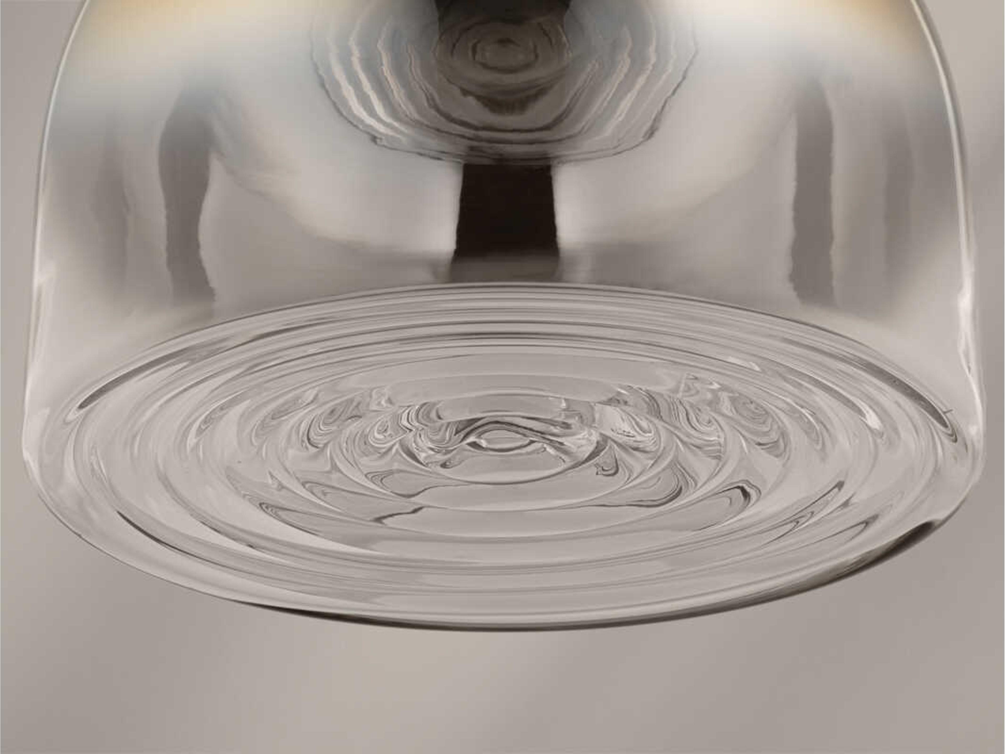 Troy Lighting Beryl 1-Light Patina Brass Glass Pendant