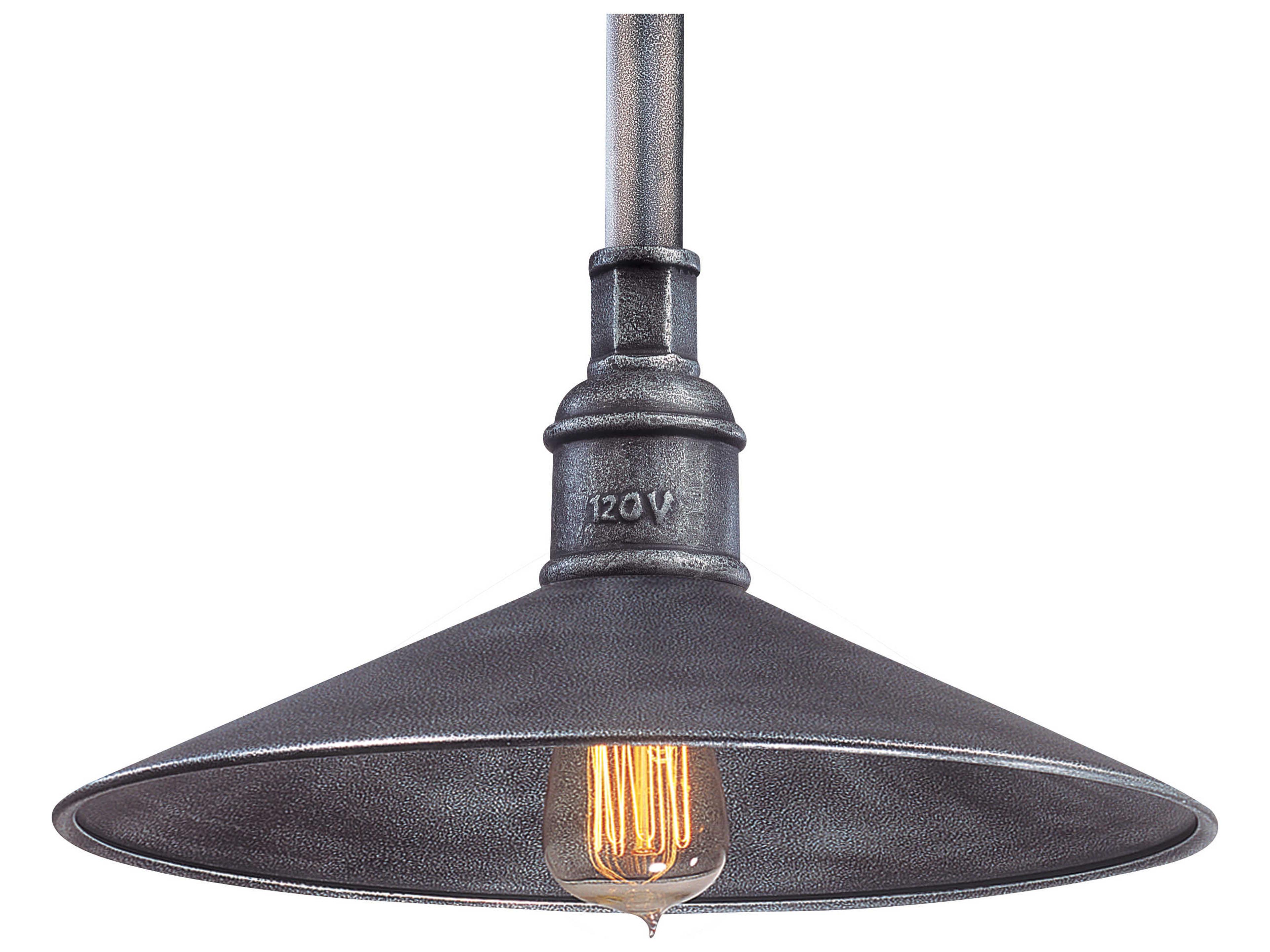 Troy Lighting Toledo 3-Light Old Silver Island Pendant