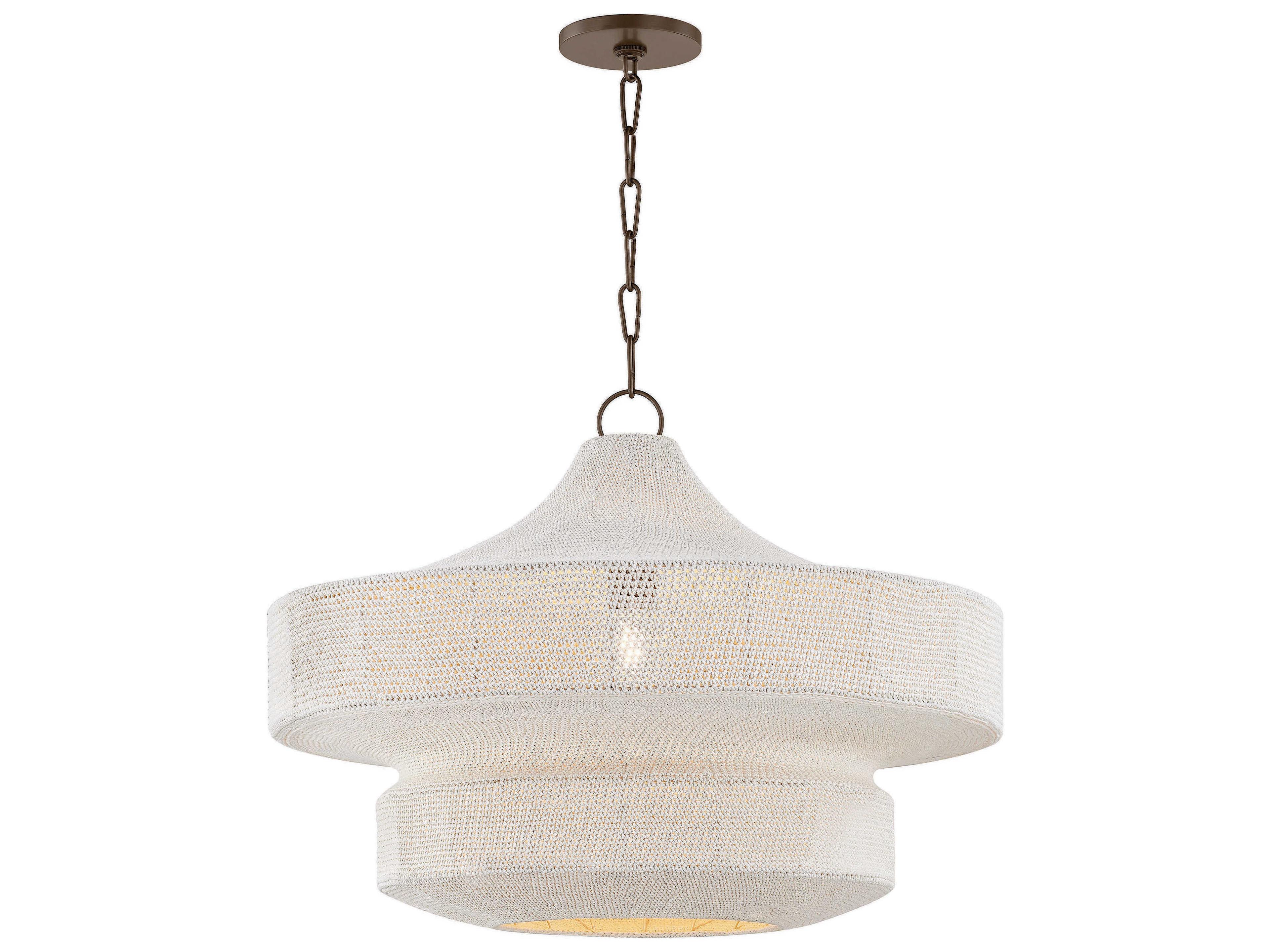 Chandler Mclellan Thurso 1-Light Bronze Tiered Pendant