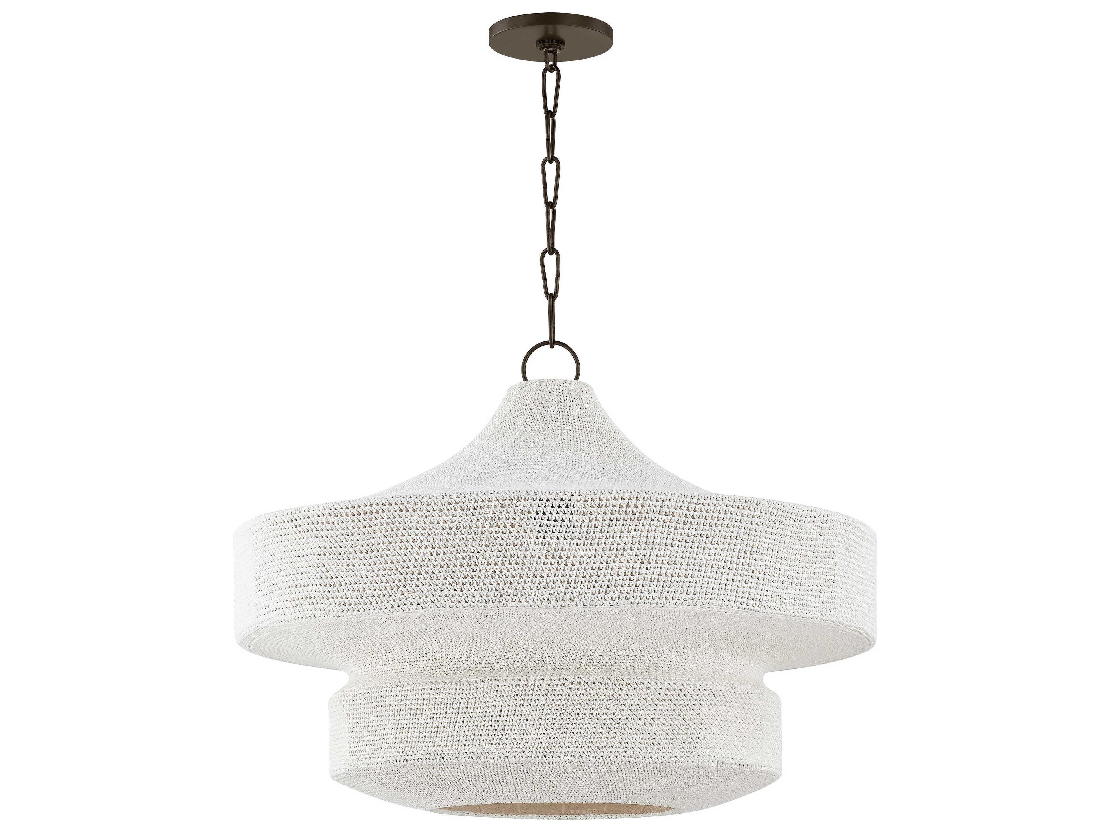 Troy Lighting Chandler Mclellan Thurso 1-Light Bronze Tiered Pendant