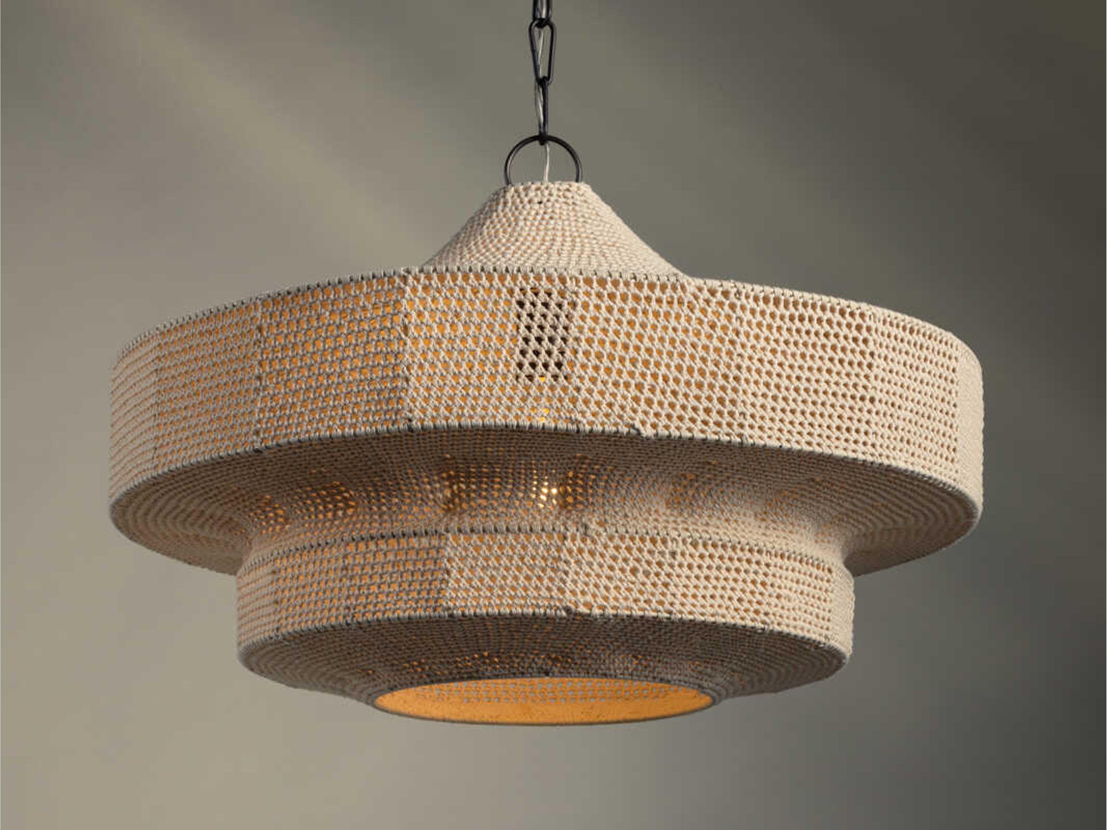 Troy Lighting Chandler Mclellan Thurso 1-Light Bronze Tiered Pendant