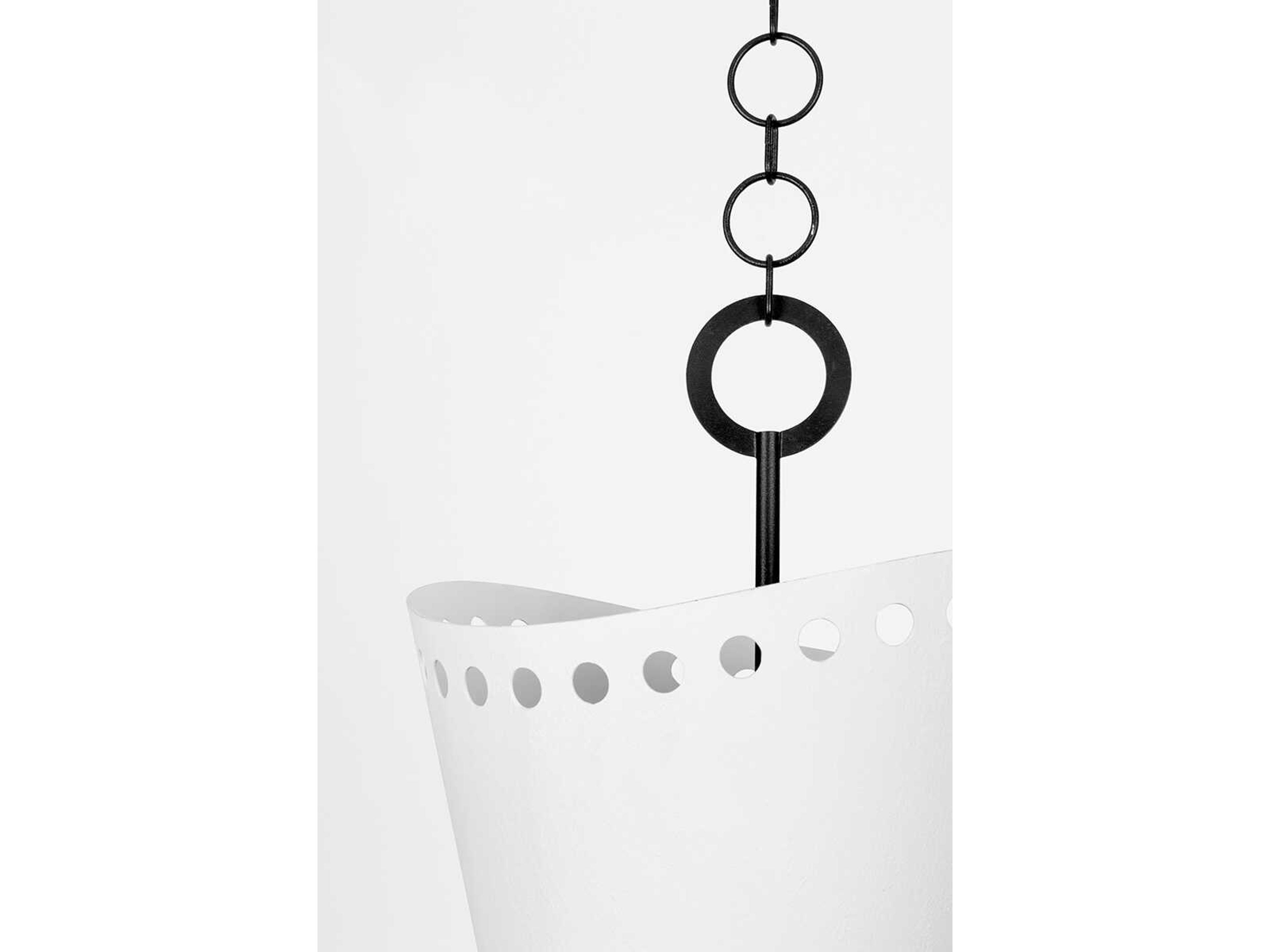 Troy Lighting Visalia 1-Light Forged Iron Black Pendant