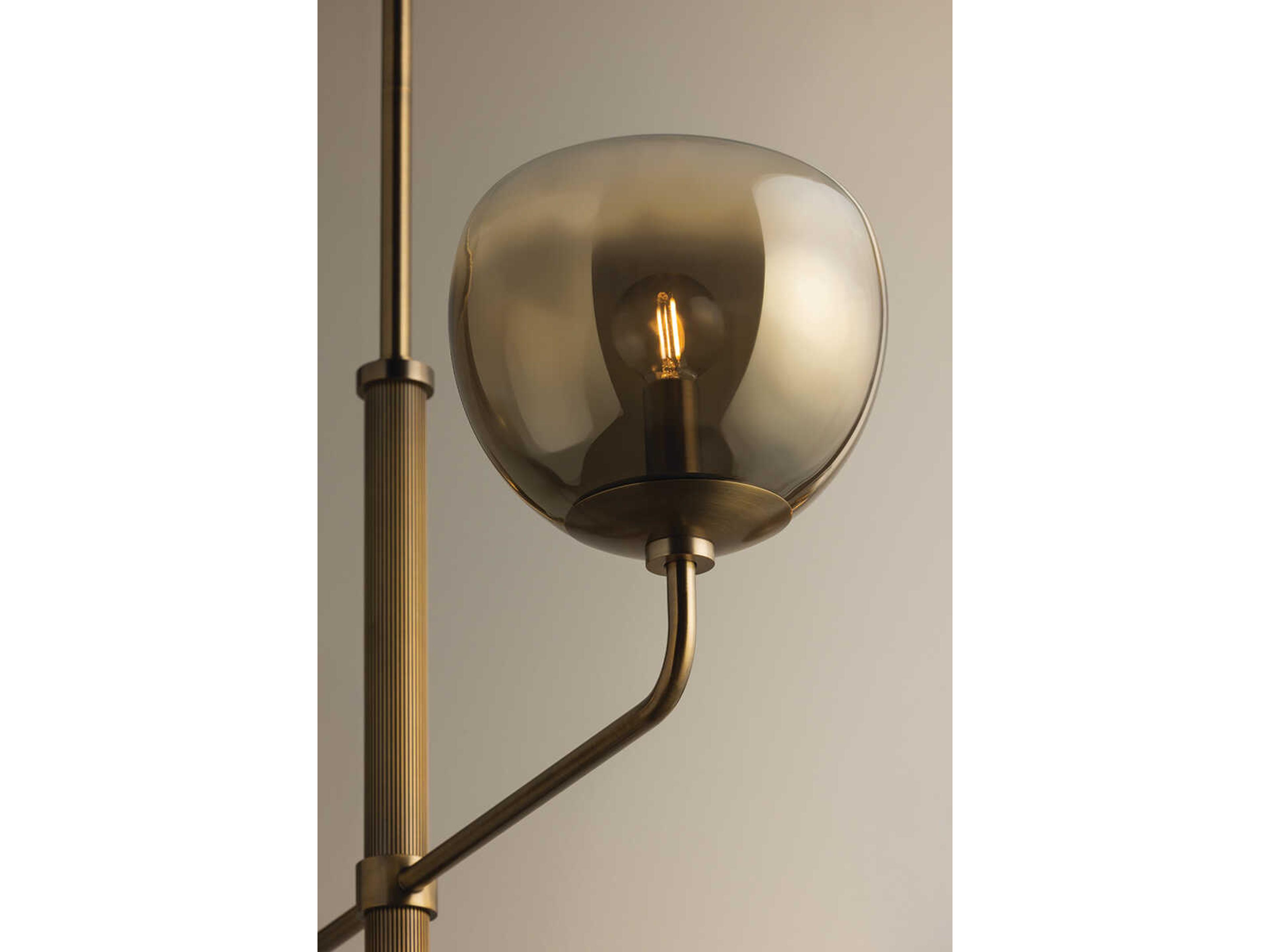 Troy Lighting August 4-Light Patina Brass Chandelier