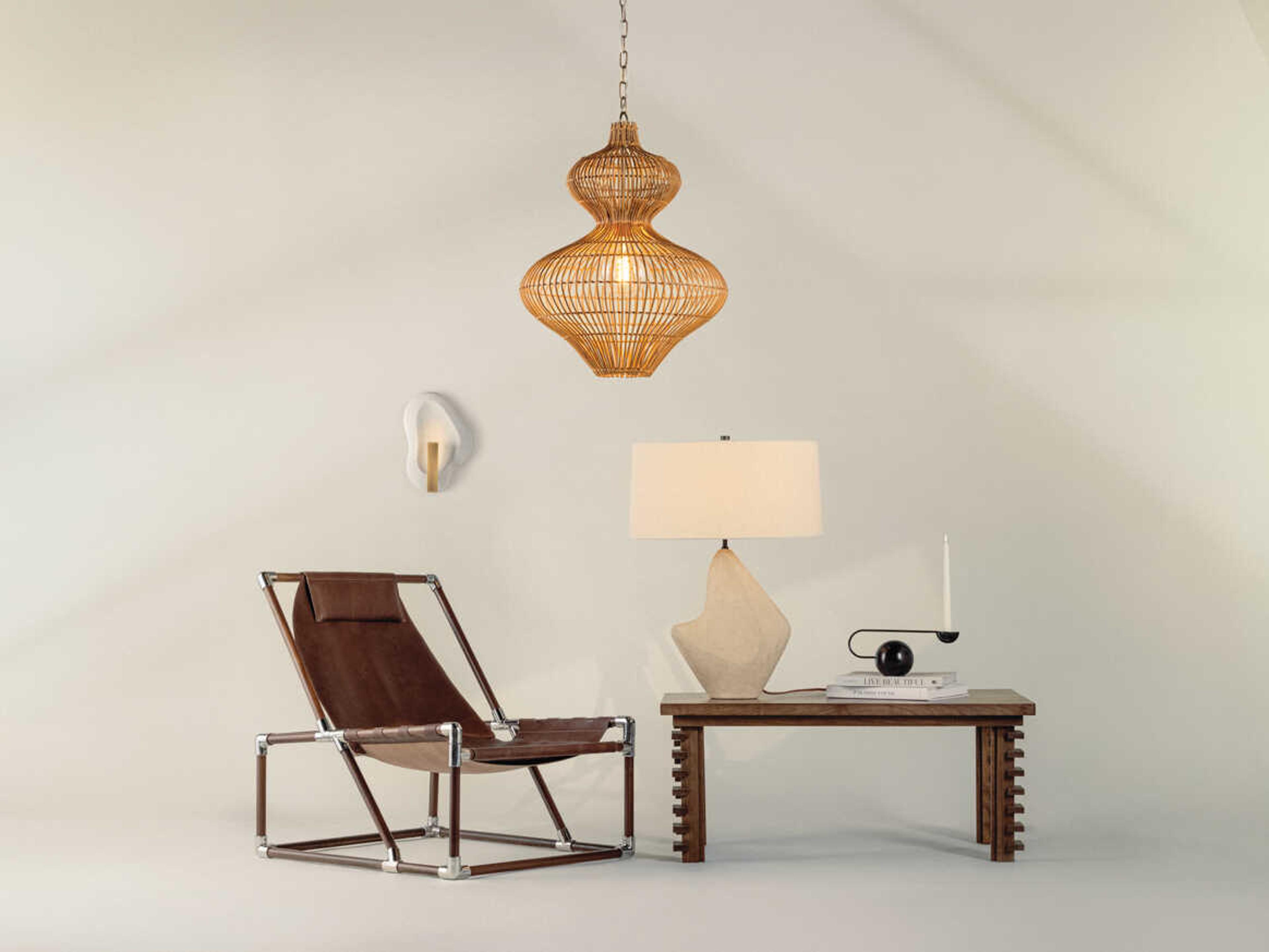 Troy Lighting Chandler Mclellan Irvine 1-Light Patina Brass Pendant