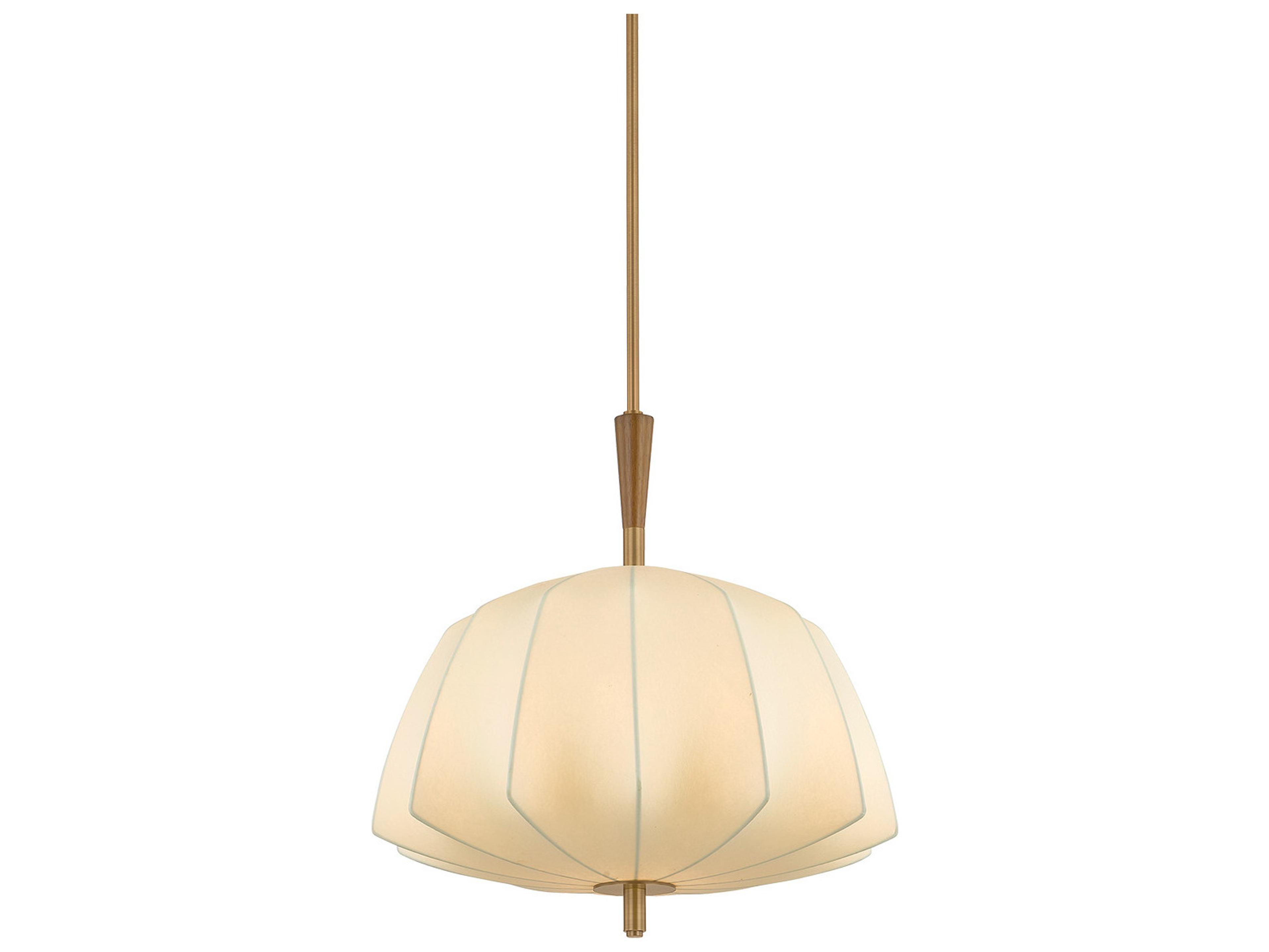 Flinders 1-Light Patina Brass Geometric Pendant