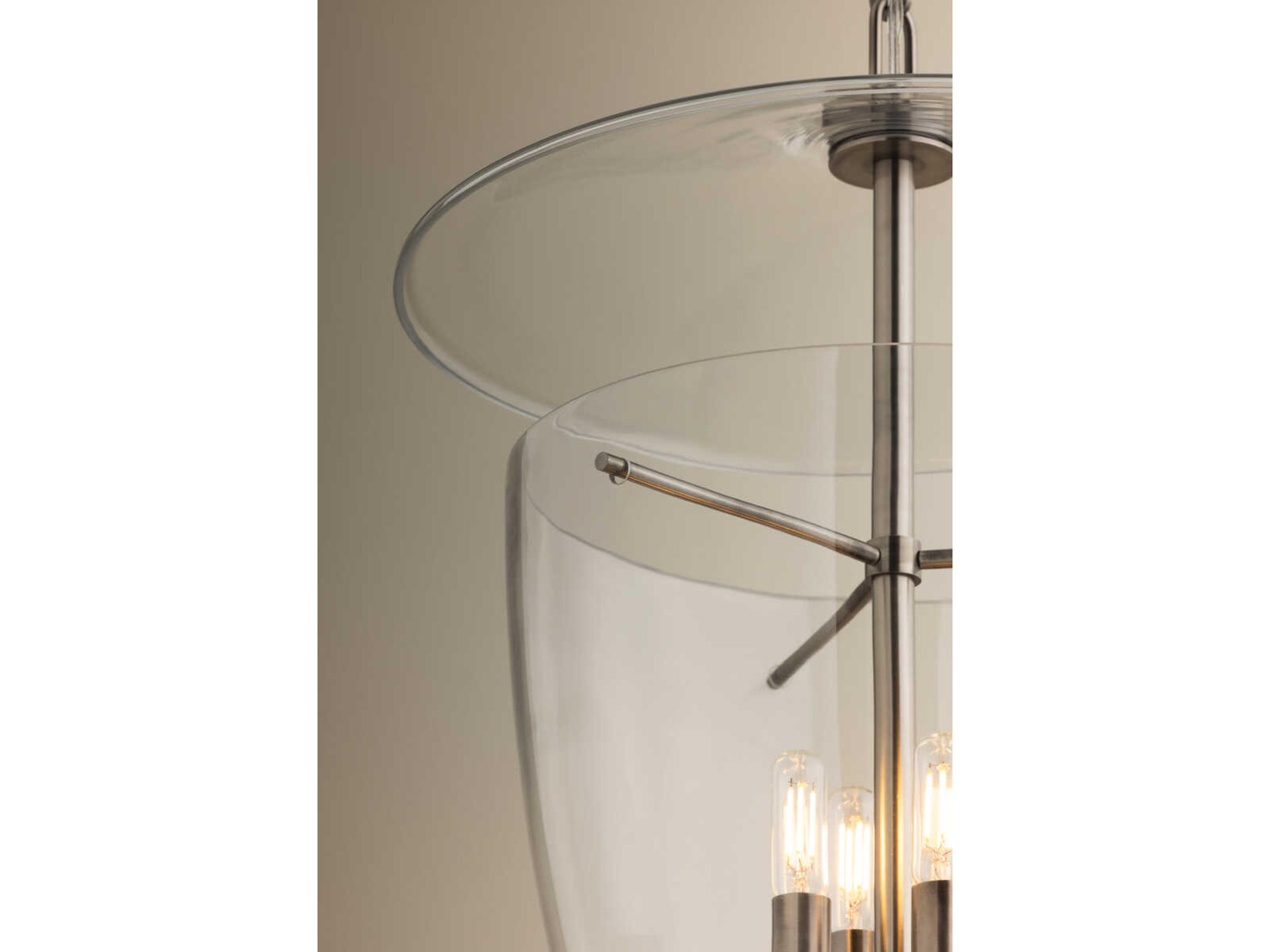 Troy Lighting Tully 4-Light Vintage Pewter Pendant