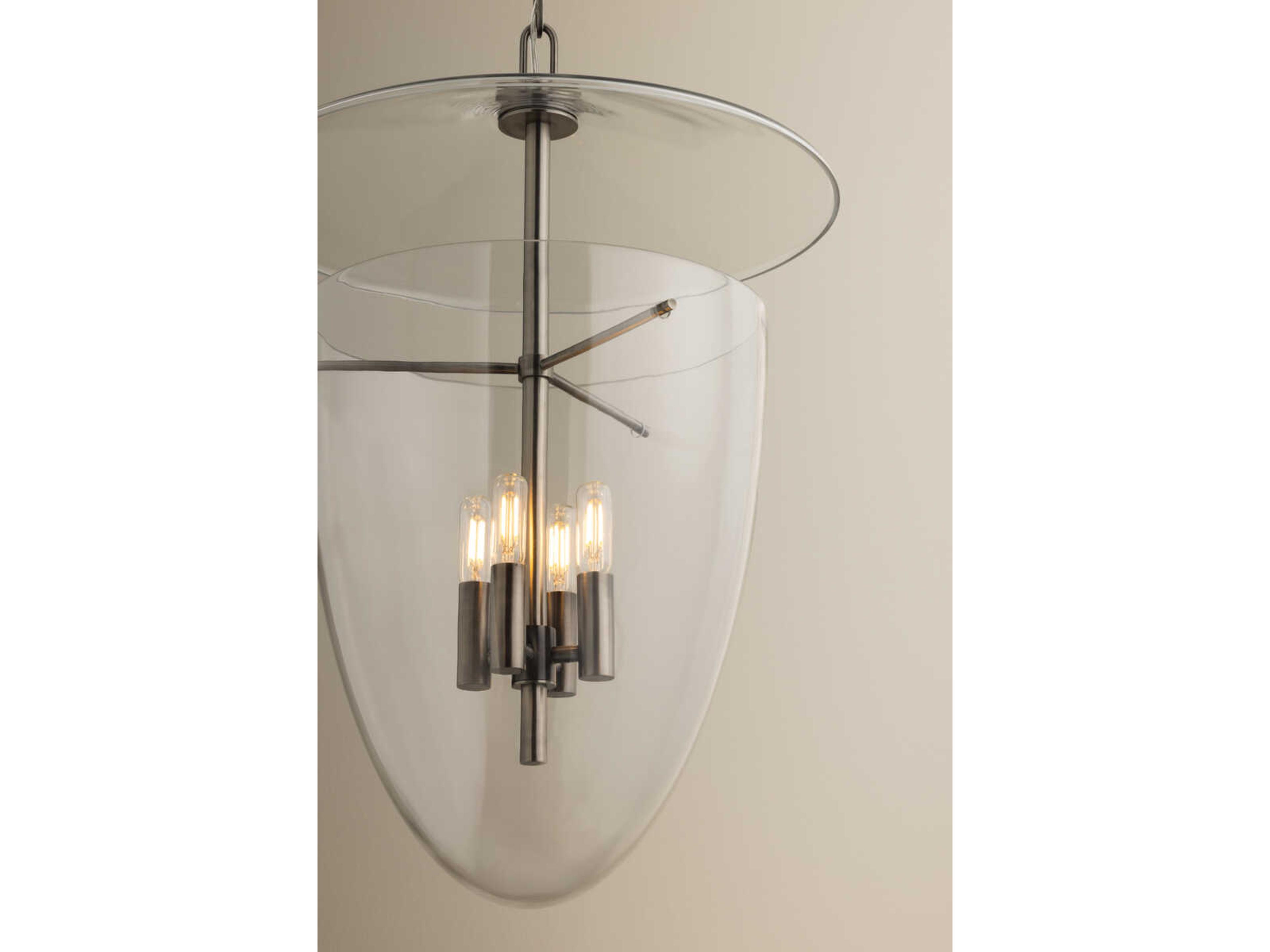Troy Lighting Tully 4-Light Vintage Pewter Pendant