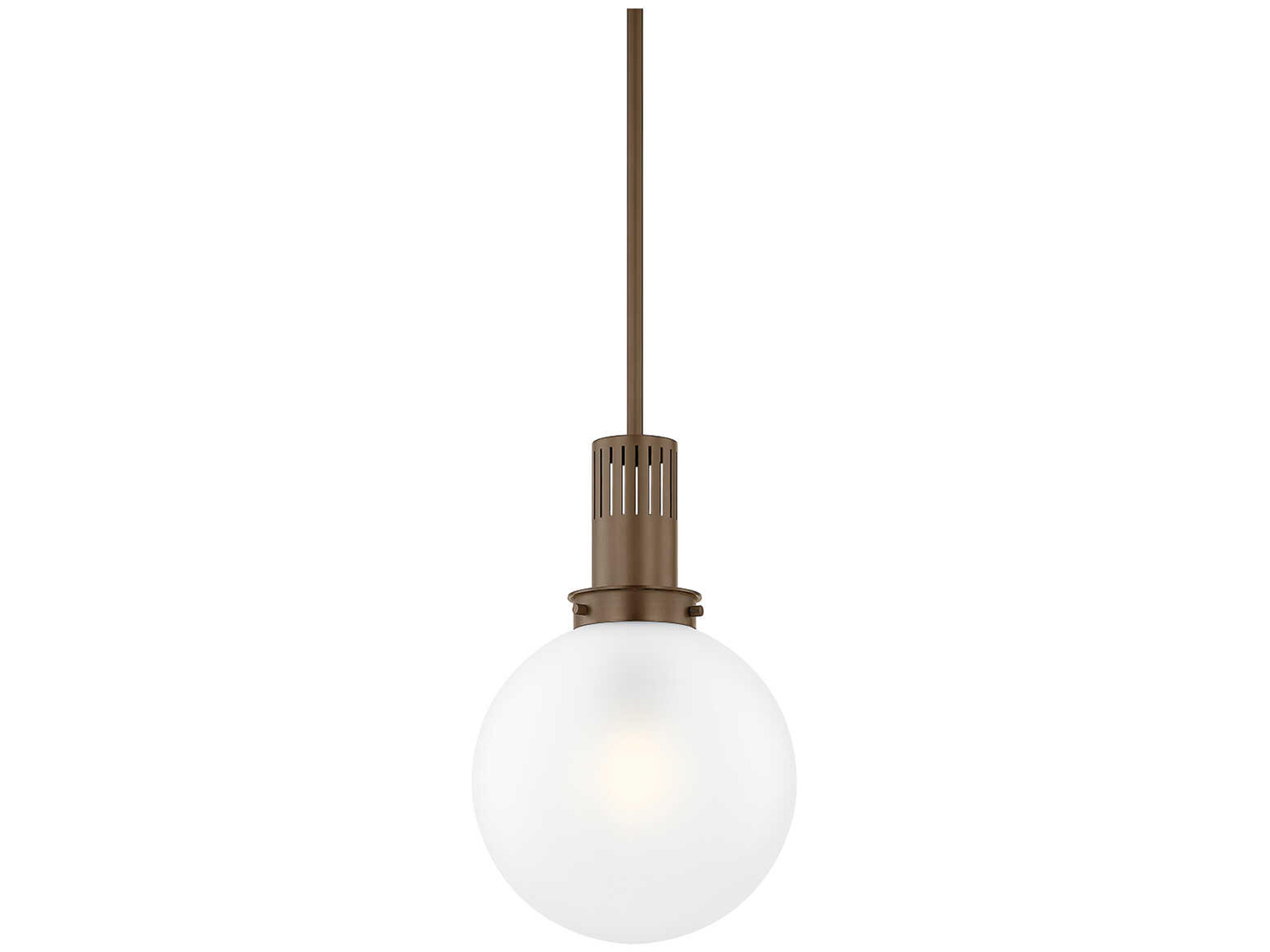 Tobias 1-Light Bronze Globe Mini Pendant