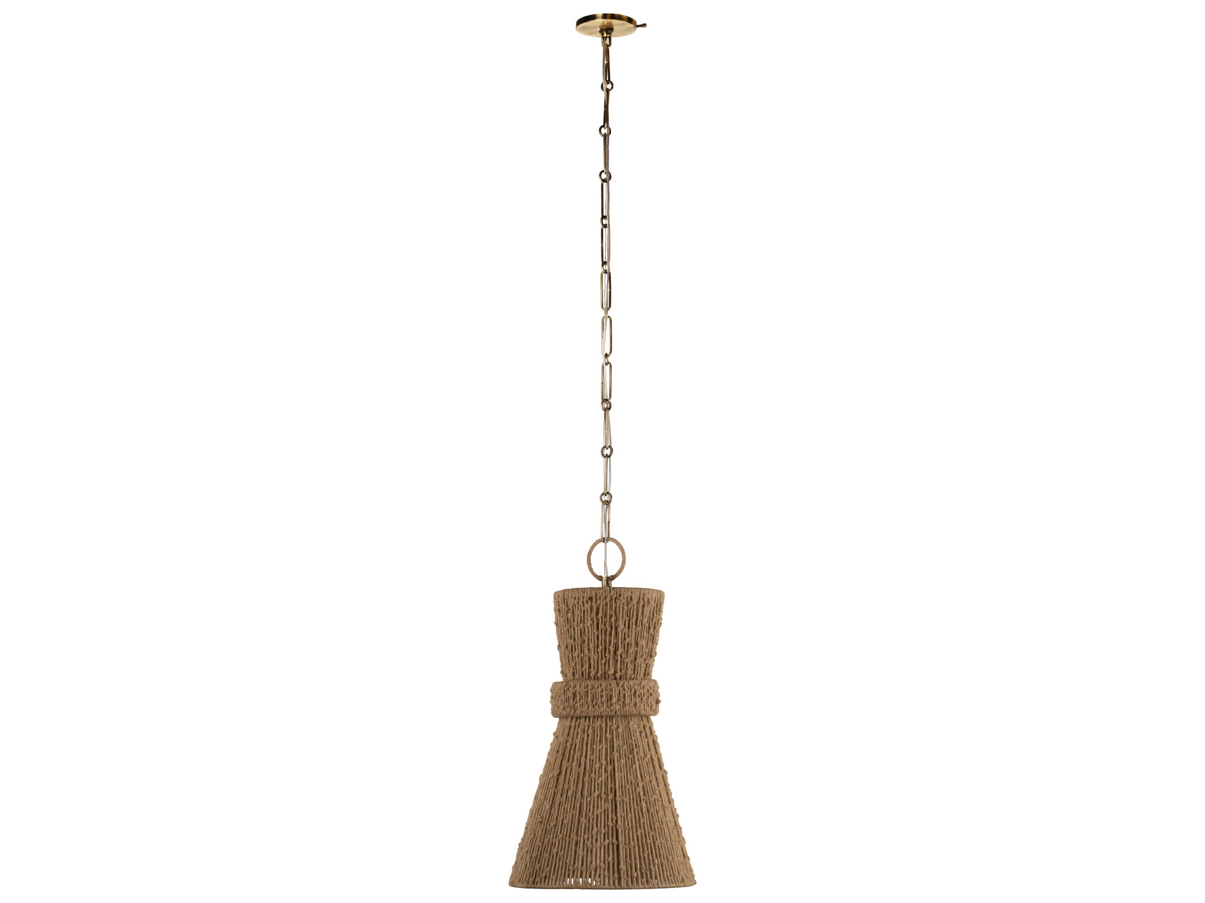 Troy Lighting Raphael 2-Light Patina Brass Pendant