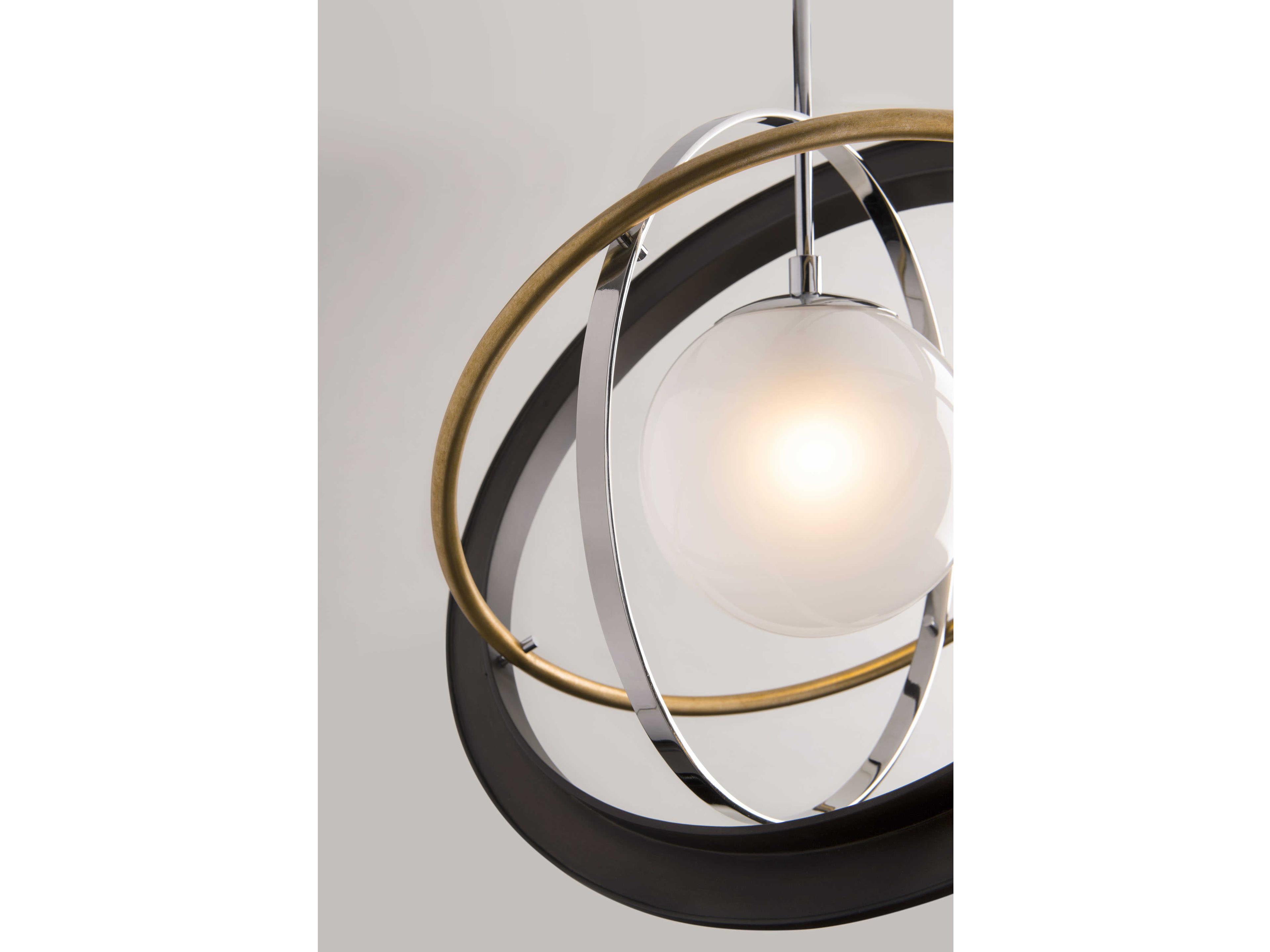 Troy Lighting Apogee 1-Light Bronze Glass LED Globe Pendant