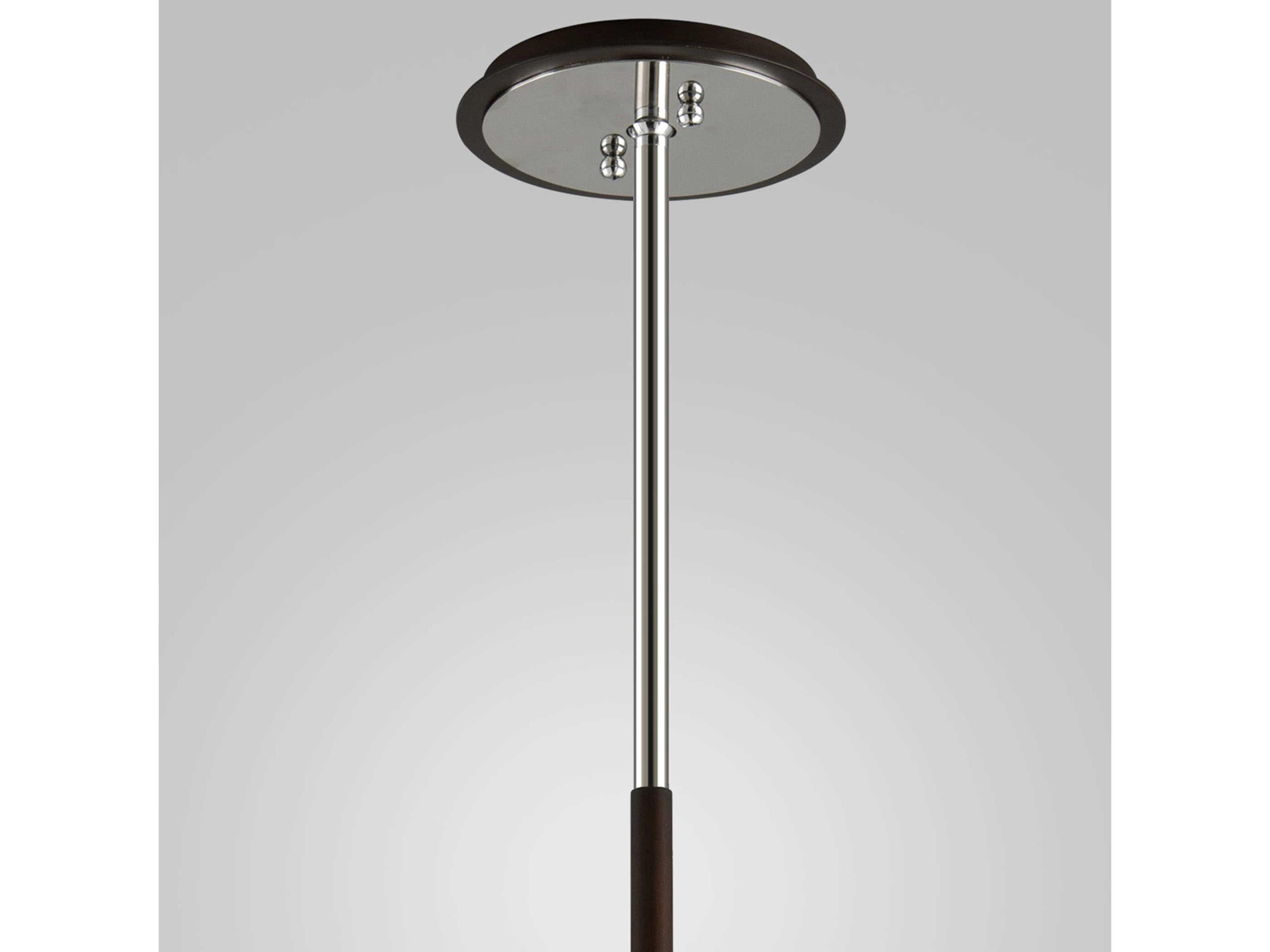 Troy Lighting Origami 1-Light Bronze With Gold Leaf Glass LED Globe Pendant