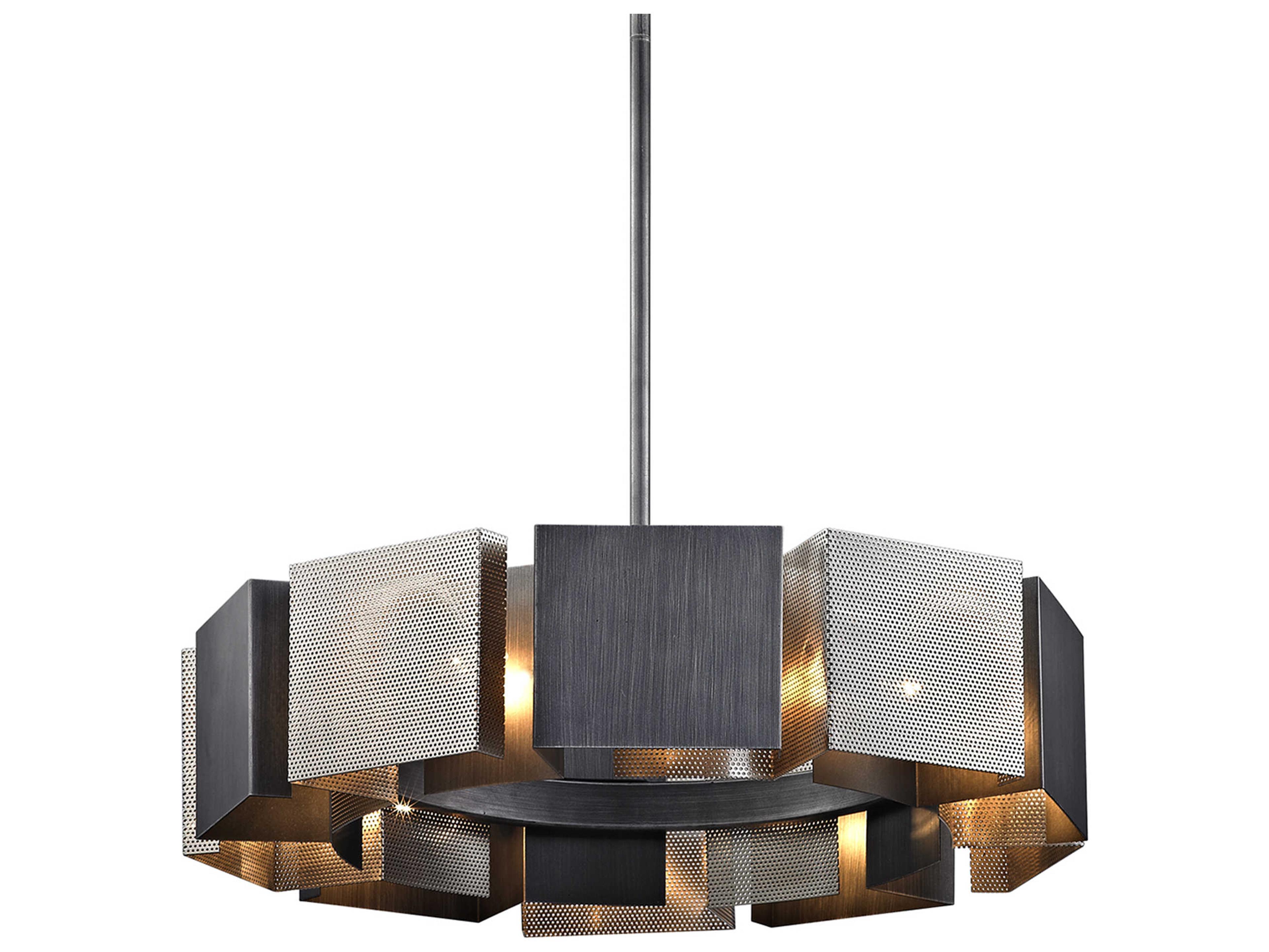 Troy Lighting Impression 10-Light Graphite Gray Pendant