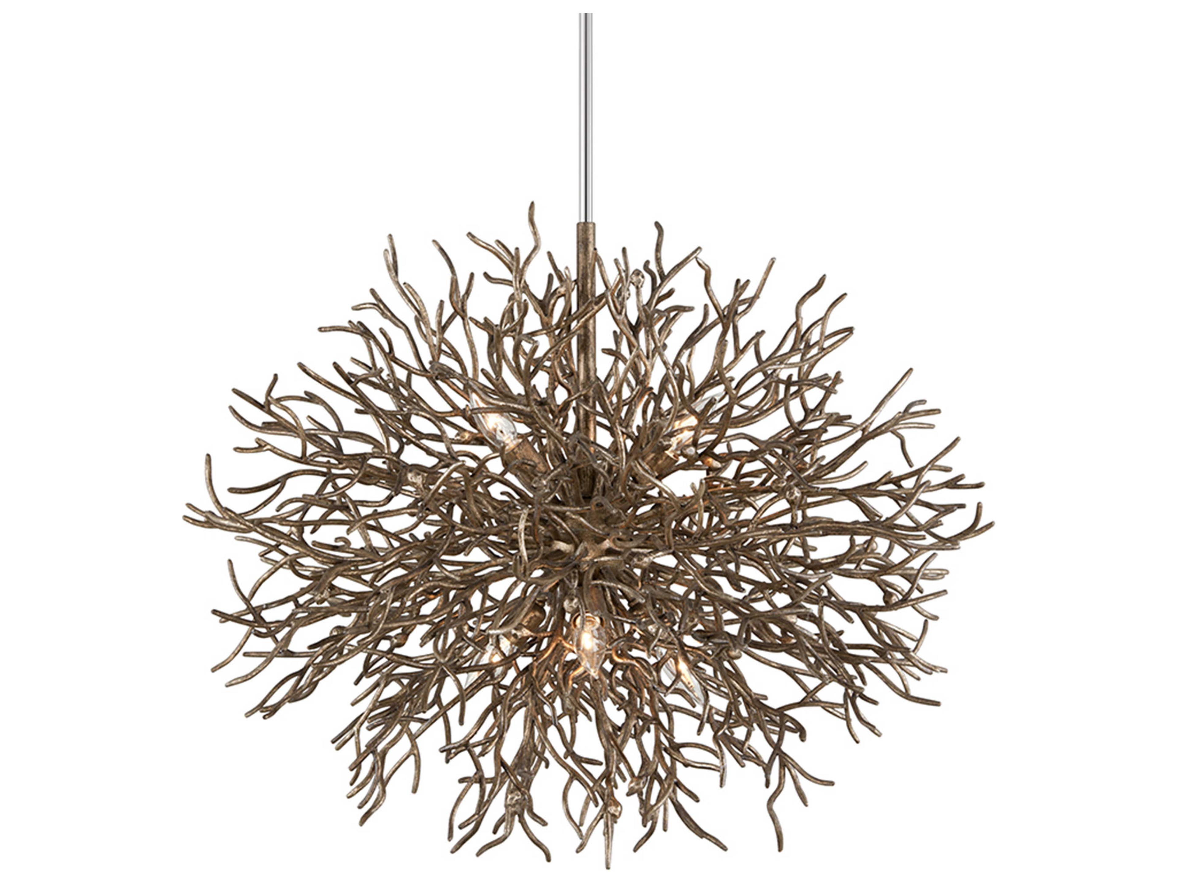 Troy Lighting Sierra 6-Light Distressed Bronze Pendant