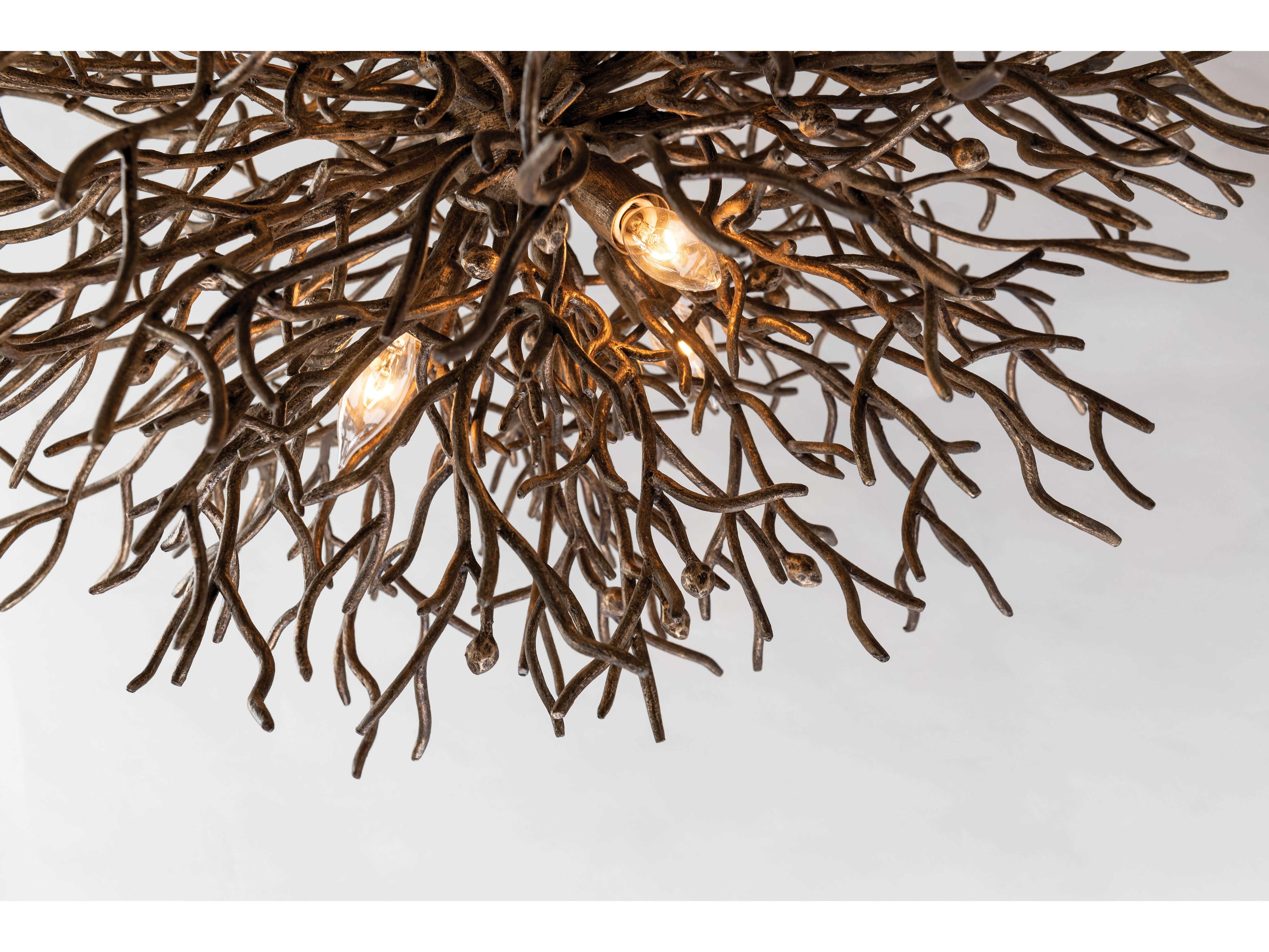 Troy Lighting Sierra 6-Light Distressed Bronze Pendant