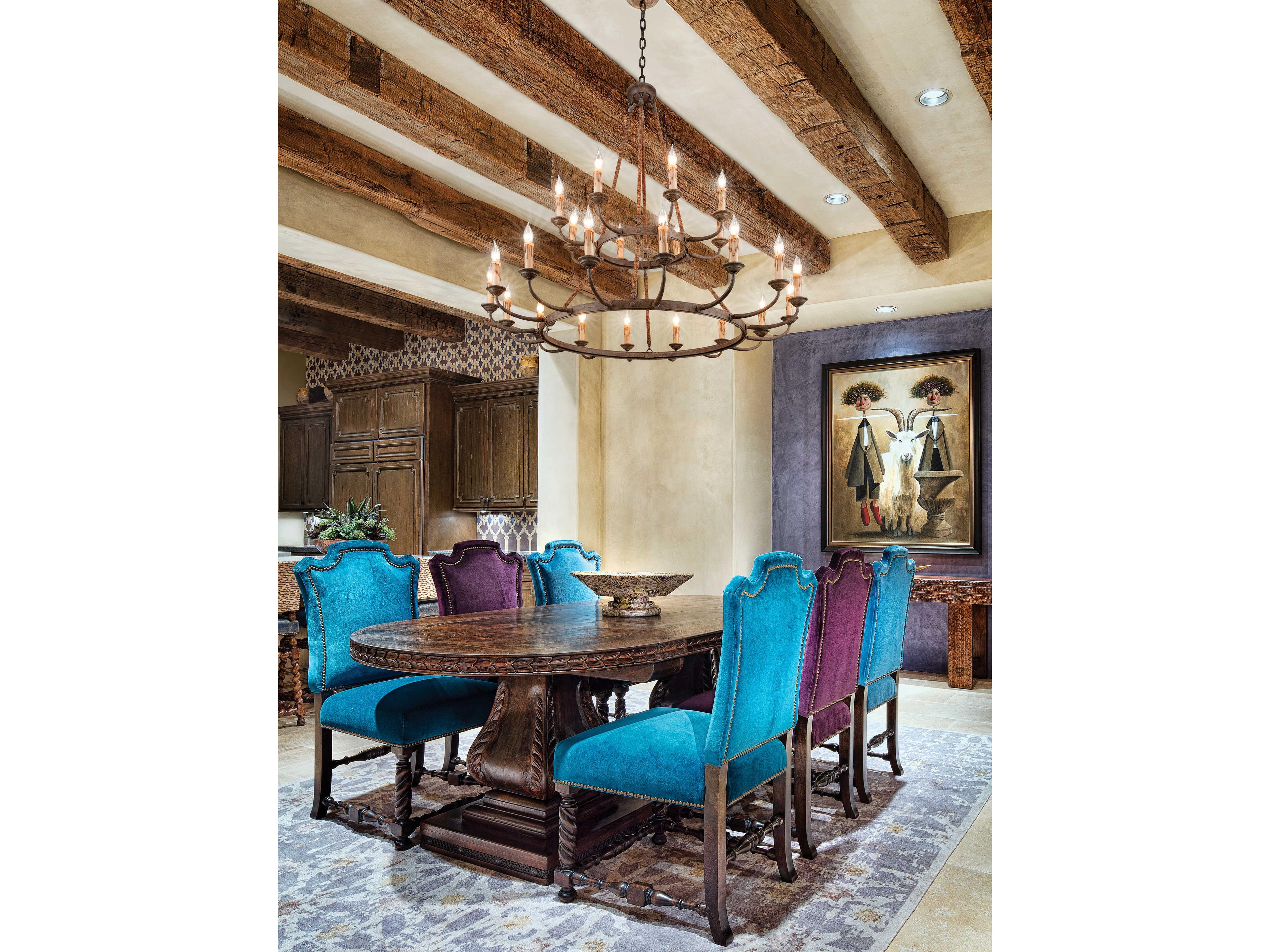 Troy Lighting Cyrano 24-Light Earthen Bronze Candelabra Chandelier