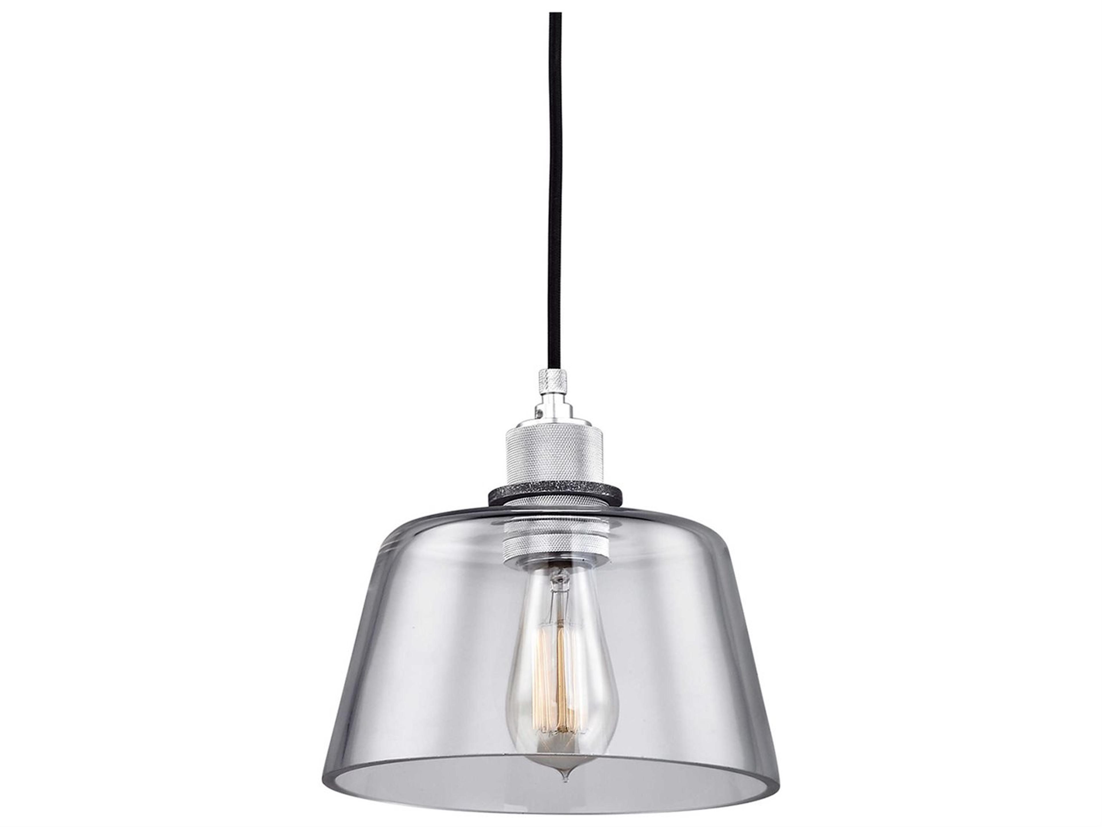 Troy Lighting Audiophile 1-Light Old Silver Mini Pendant