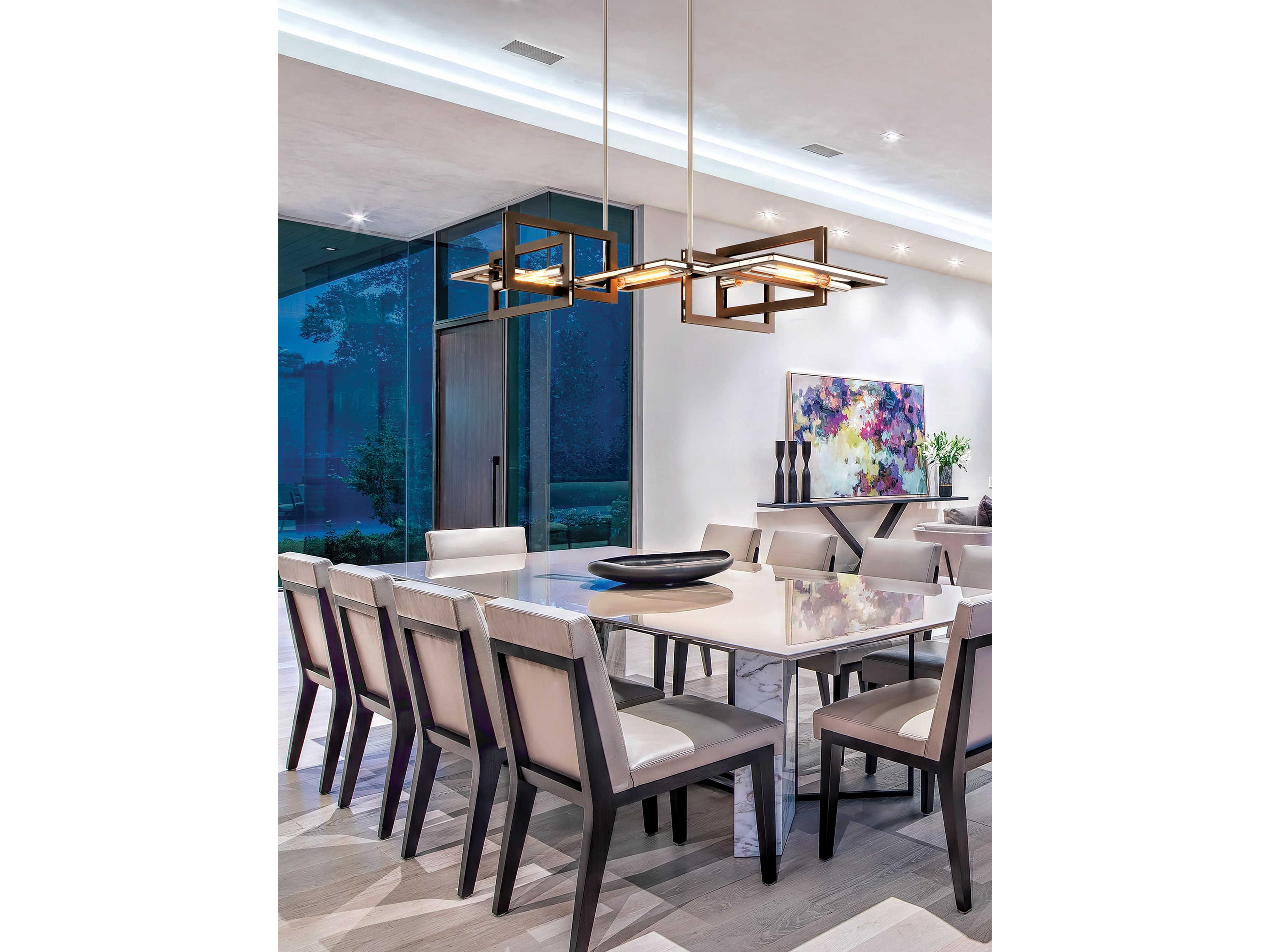 Troy Lighting Enigma 5-Light Bronze Island Pendant