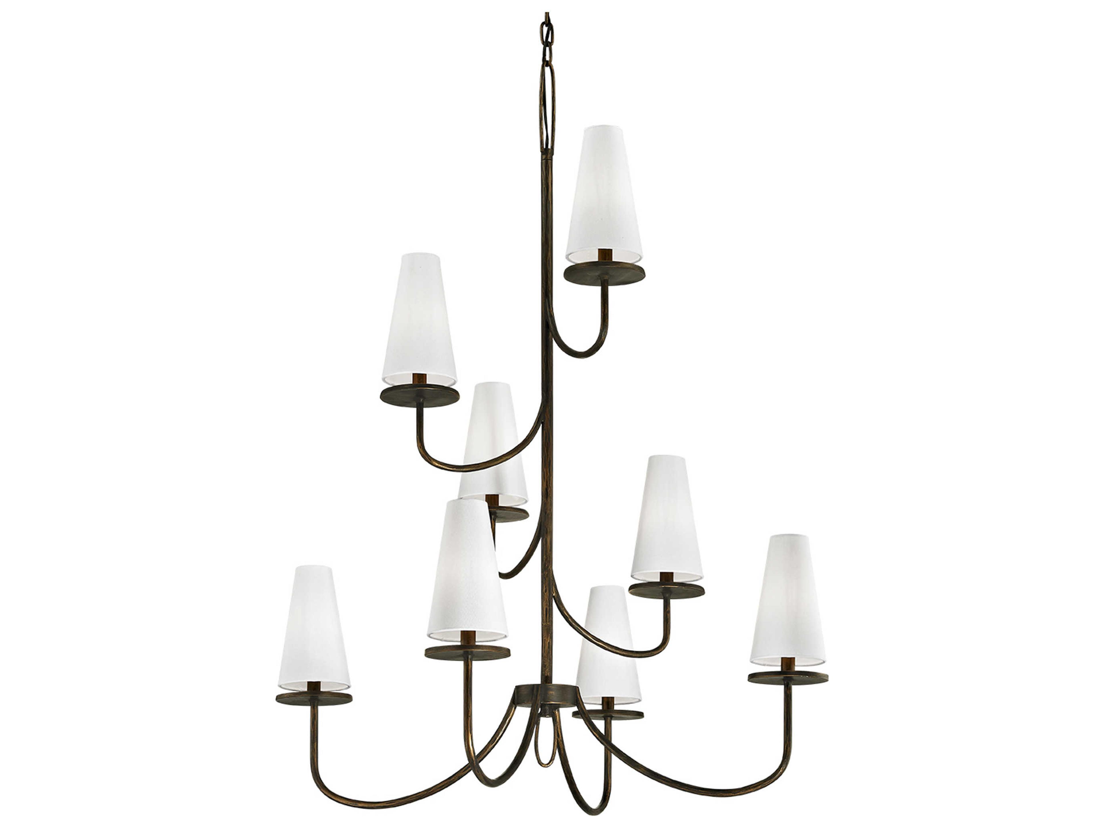 Troy Lighting Marcel 8-Light Pompeii Bronze Chandelier