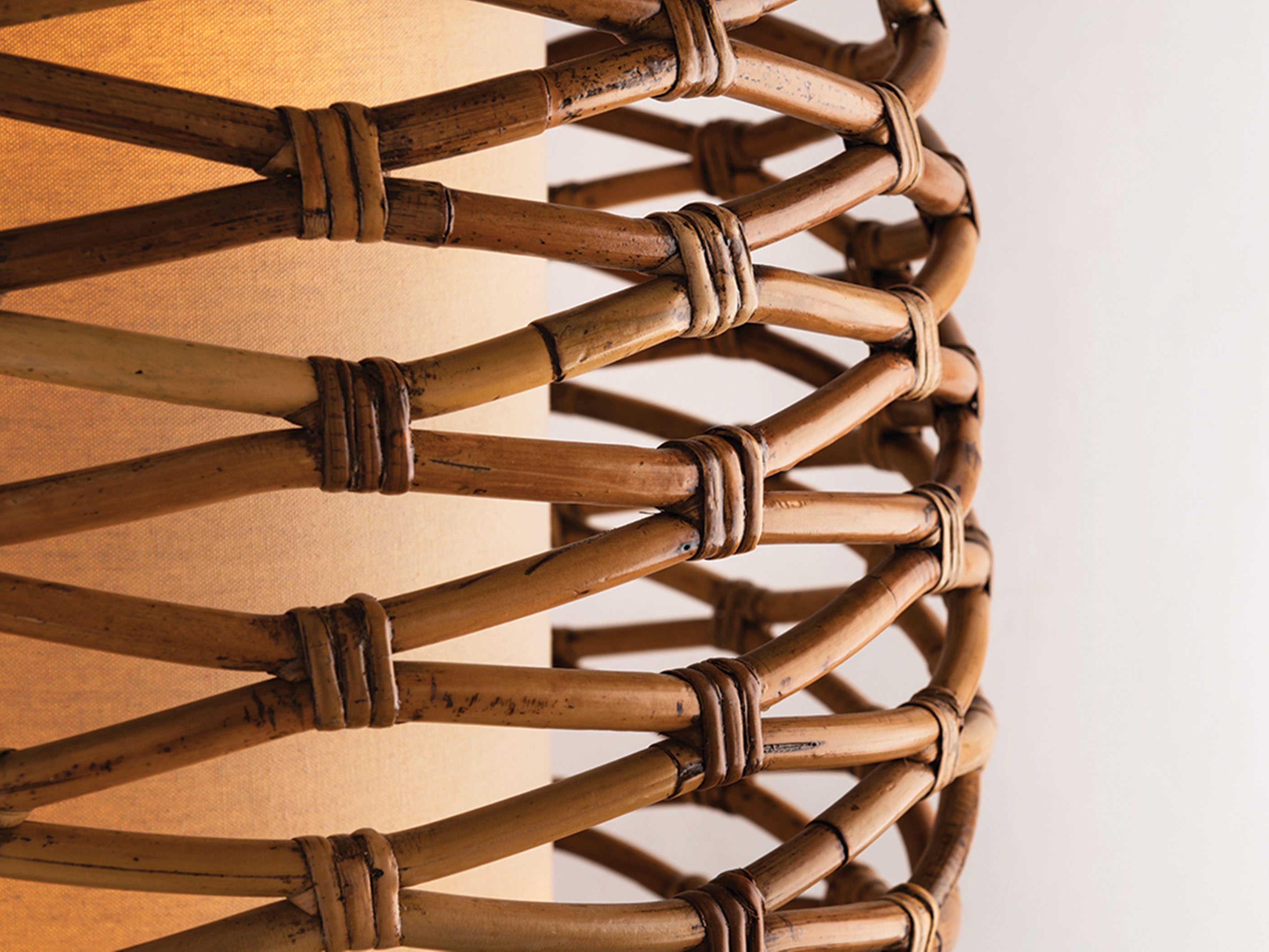 Troy Lighting Balboa 8-Light Bronze Natural Brown Cylinder Pendant