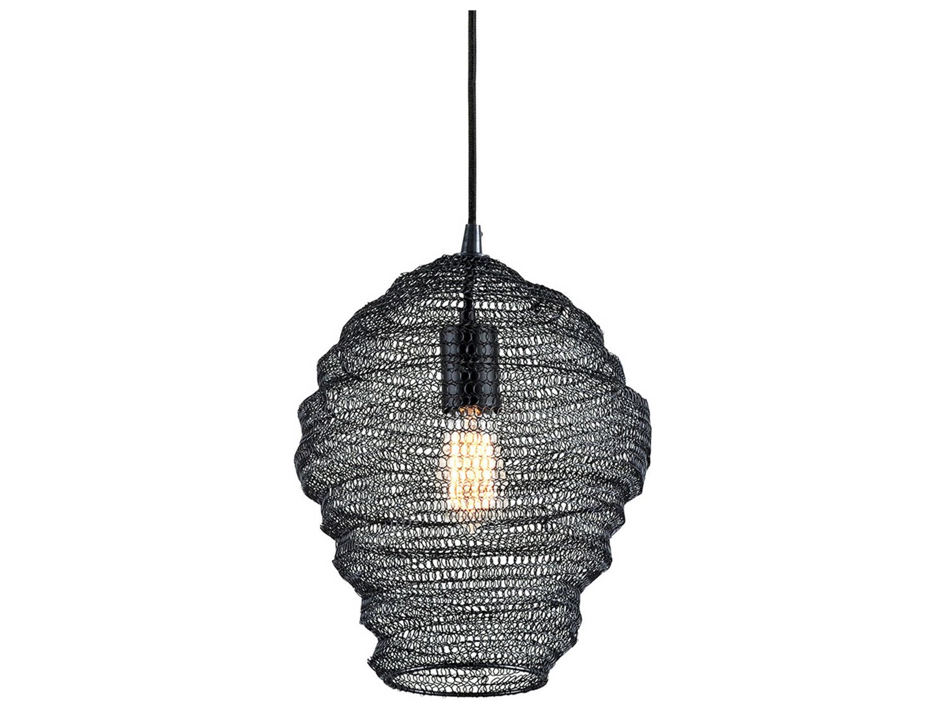 Wabi Sabi 1-Light Black Pendant