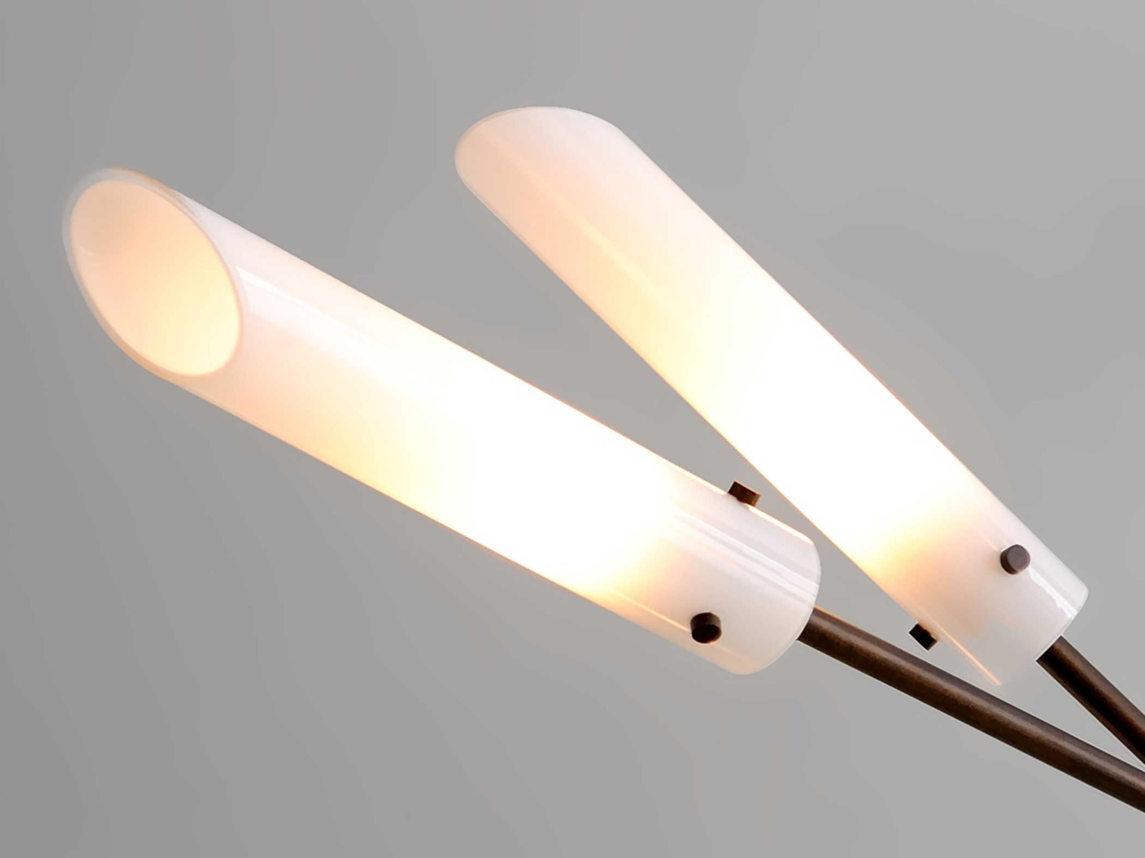 Troy Lighting High Line 12-Light Dark Bronze Glass Candelabra Chandelier